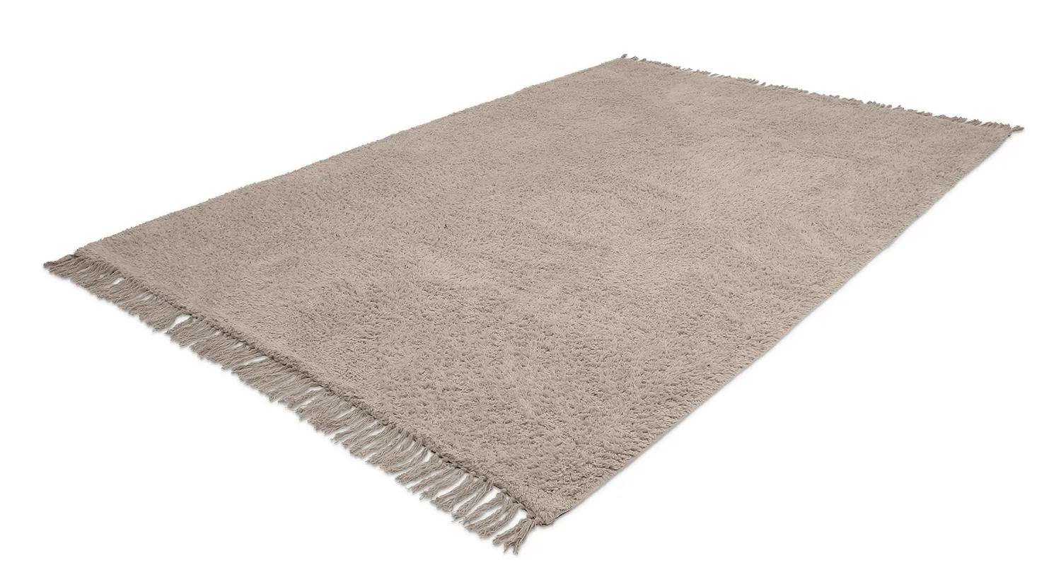 Shaggy koberce - Alba Natural Cotton Shaggy (taupe)