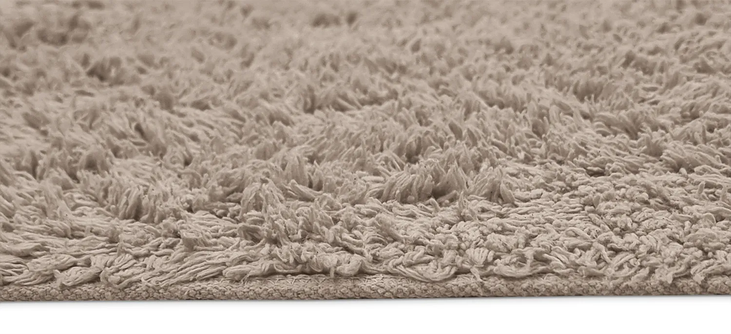 Shaggy koberce - Alba Natural Cotton Shaggy (taupe)