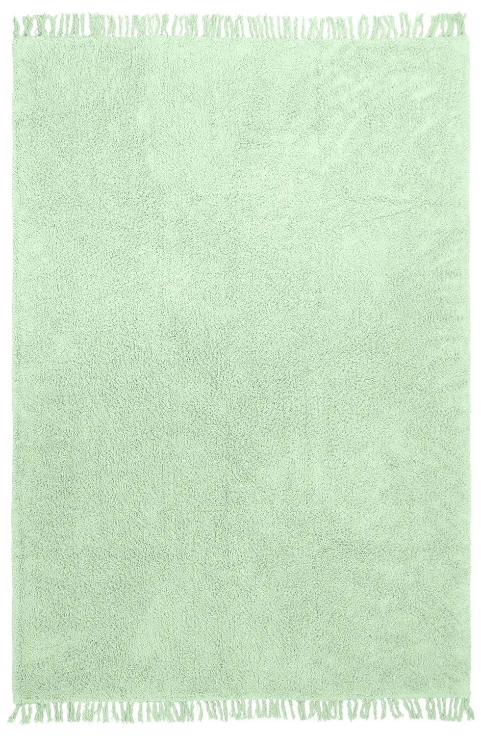 Shaggy koberce - Alba Natural Cotton Shaggy (světle zelená)