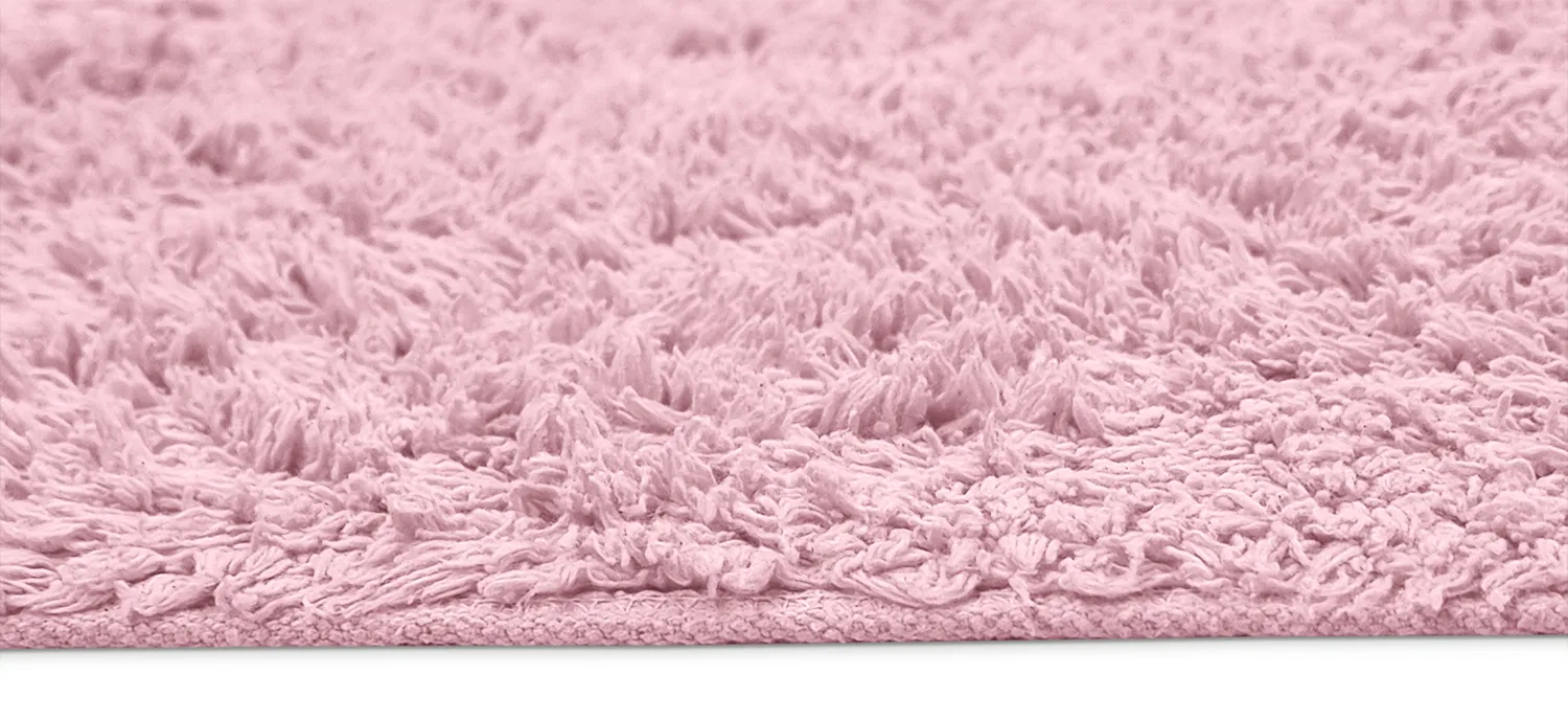 Shaggy koberce - Alba Natural Cotton Shaggy (světle růžová)