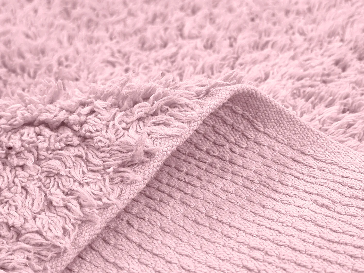 Shaggy koberce - Alba Natural Cotton Shaggy (světle růžová)