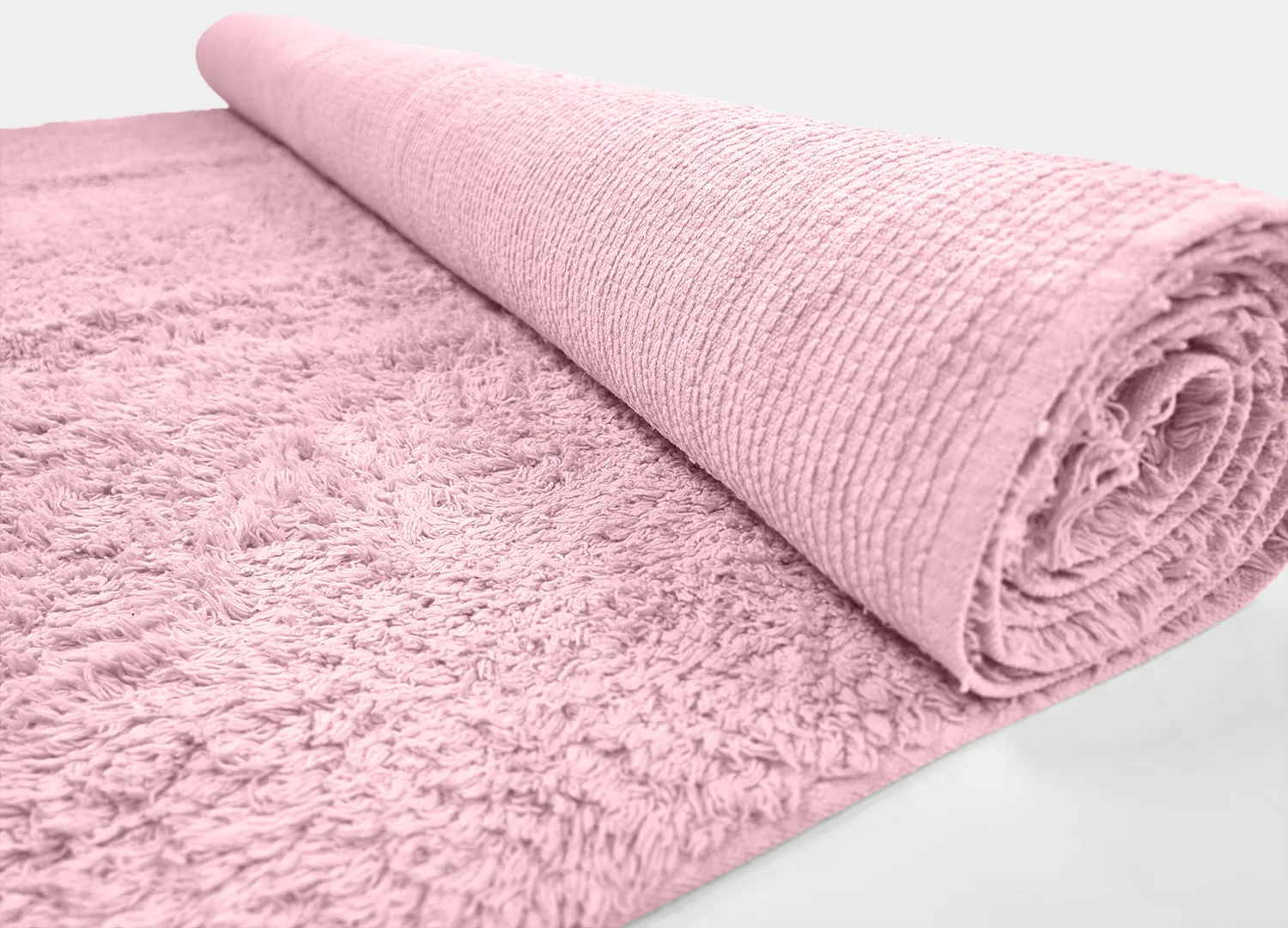 Shaggy koberce - Alba Natural Cotton Shaggy (světle růžová)