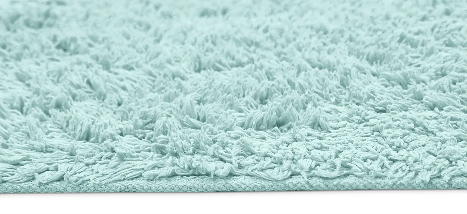 Shaggy koberce - Alba Natural Cotton Shaggy (tyrkysový)