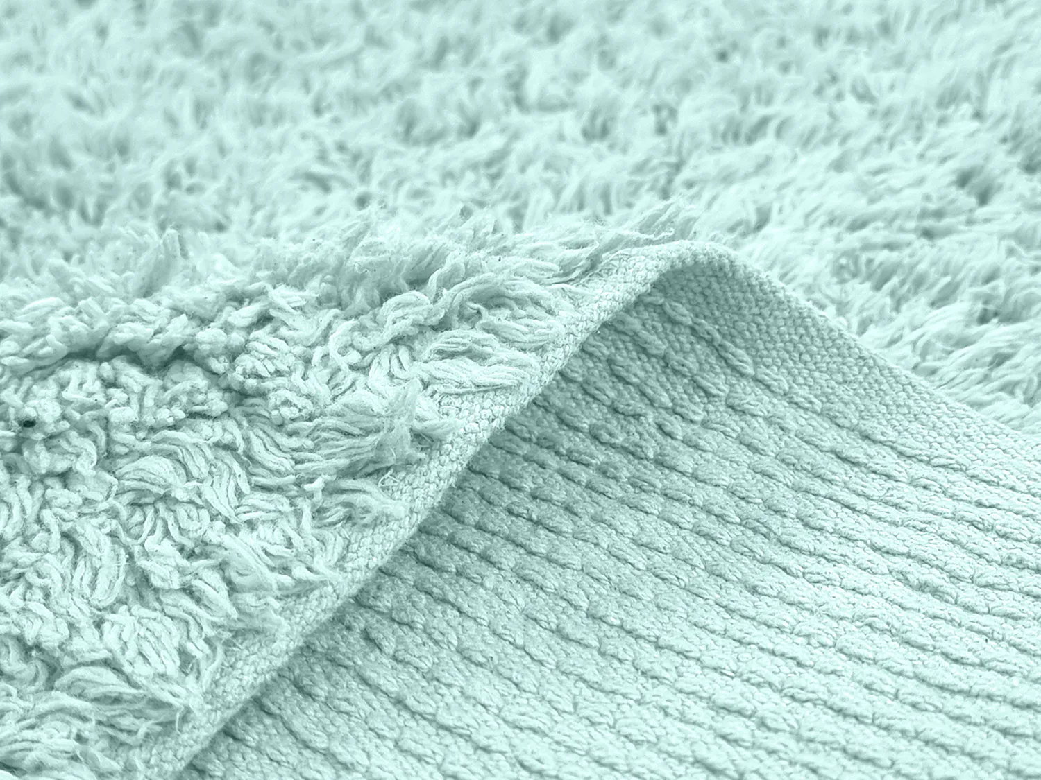 Shaggy koberce - Alba Natural Cotton Shaggy (tyrkysový)