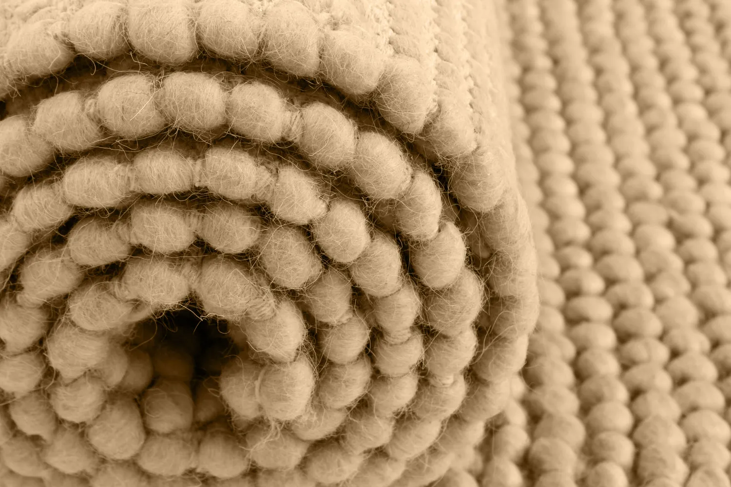 Vlněný koberec - Avafors Wool Bubble (písková)