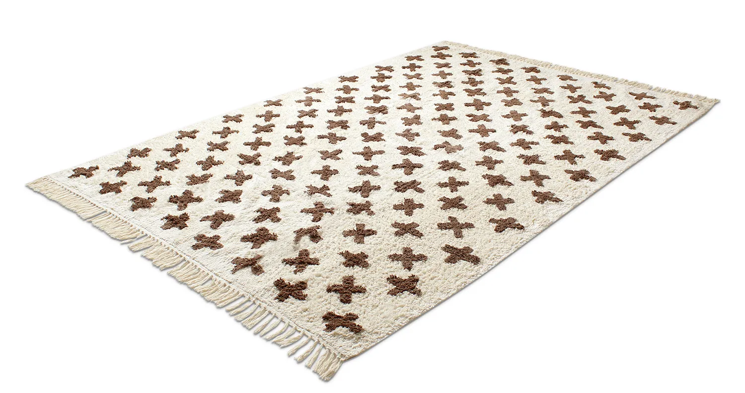 Shaggy koberce - Chesley Natural Cotton Shaggy (béžová)