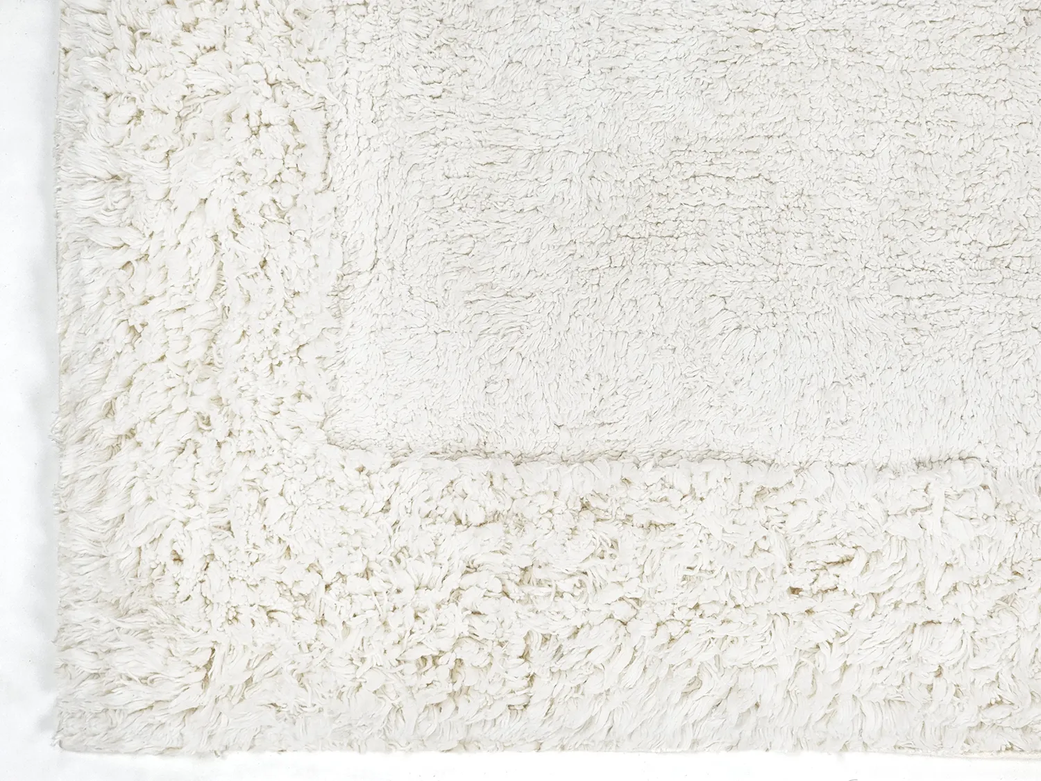 Shaggy koberce - Ebba Natural Cotton Shaggy (offwhite)