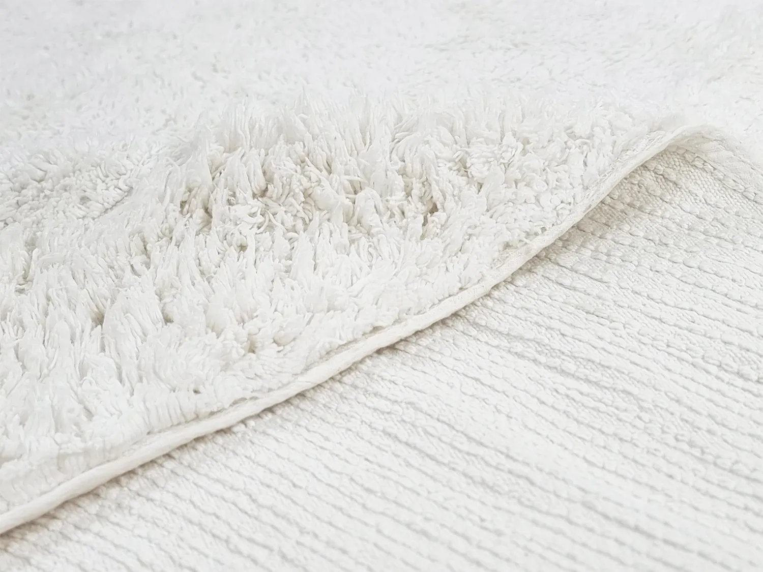 Shaggy koberce - Ebba Natural Cotton Shaggy (offwhite)