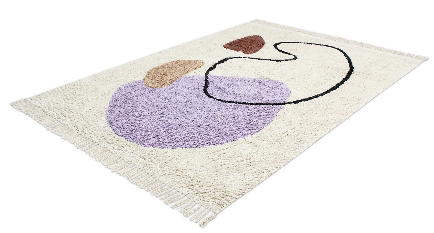 Shaggy koberce - Londa Natural Cotton Shaggy (vícebarevná)