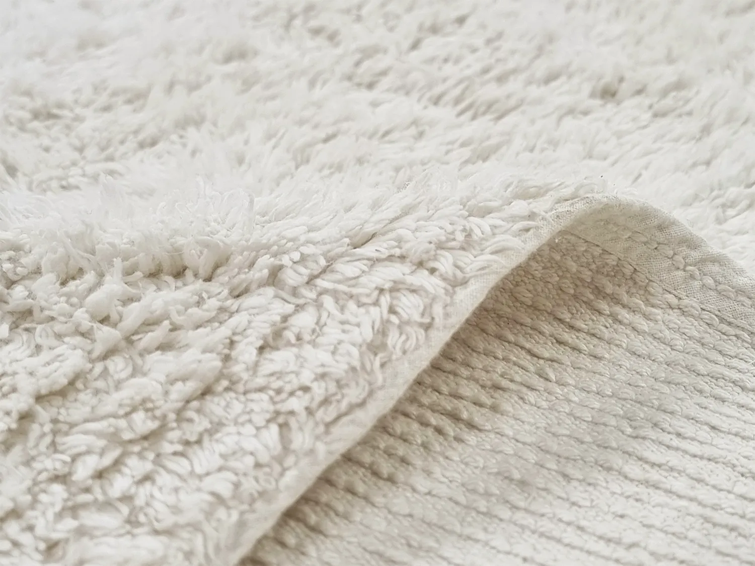 Shaggy koberce - Sion Natural Cotton Shaggy (offwhite)