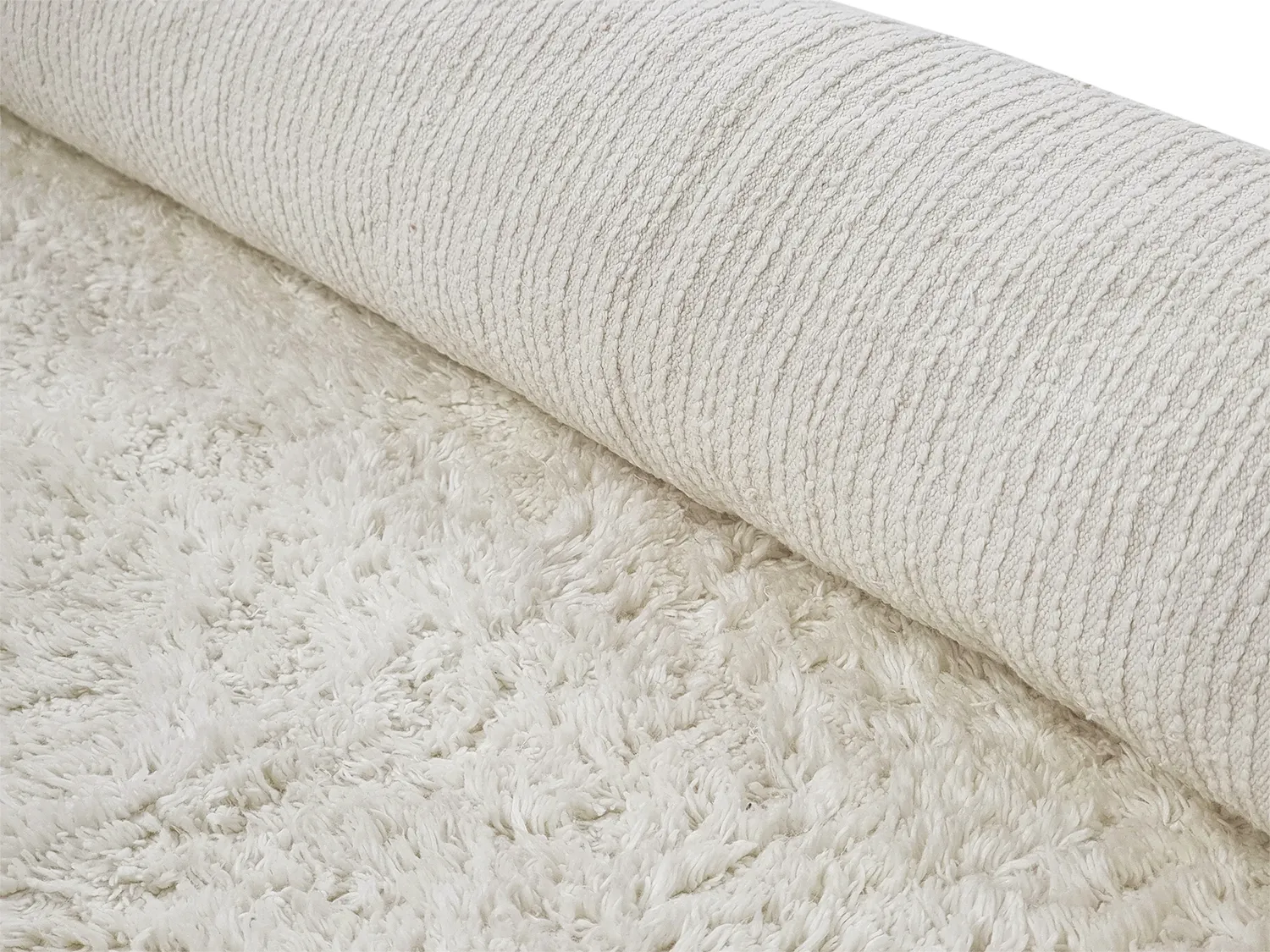 Shaggy koberce - Sion Natural Cotton Shaggy (offwhite)