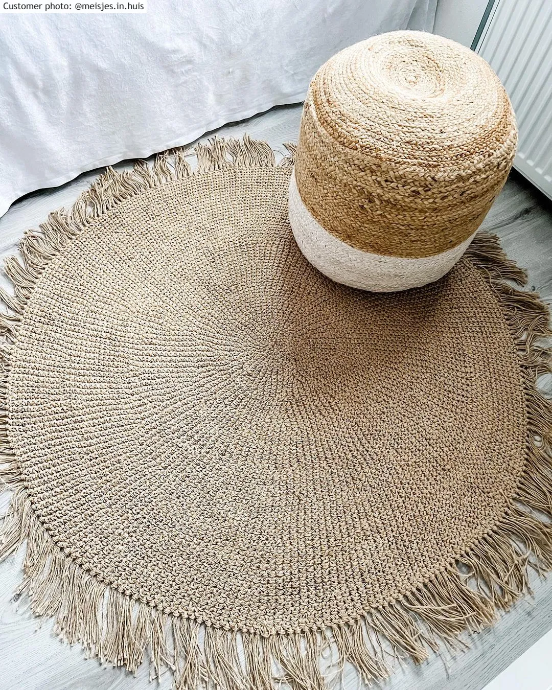 Kulaté koberce - Medina (juta)