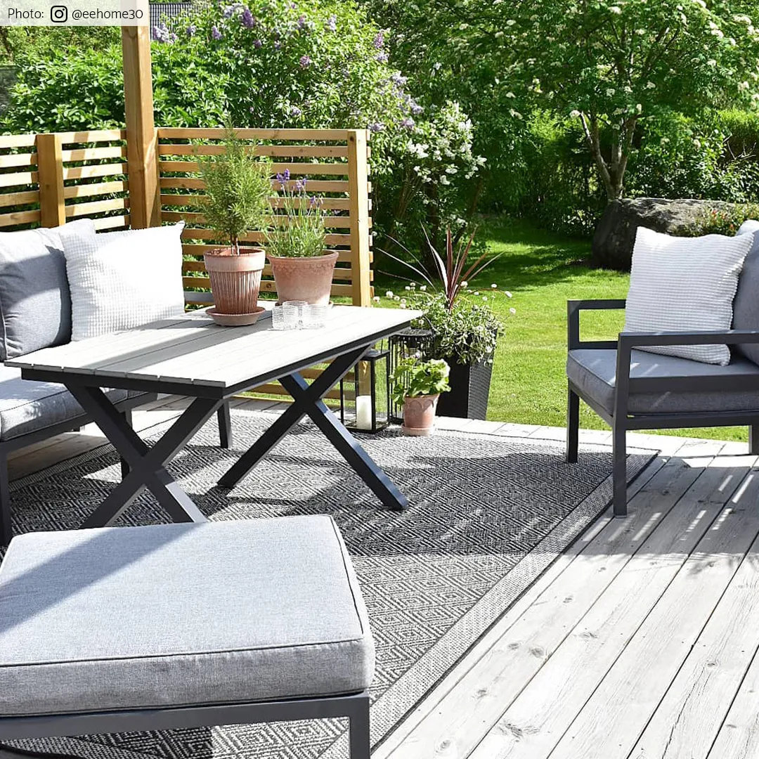Koberec Indoor/Outdoor - Monsaraz (černý)
