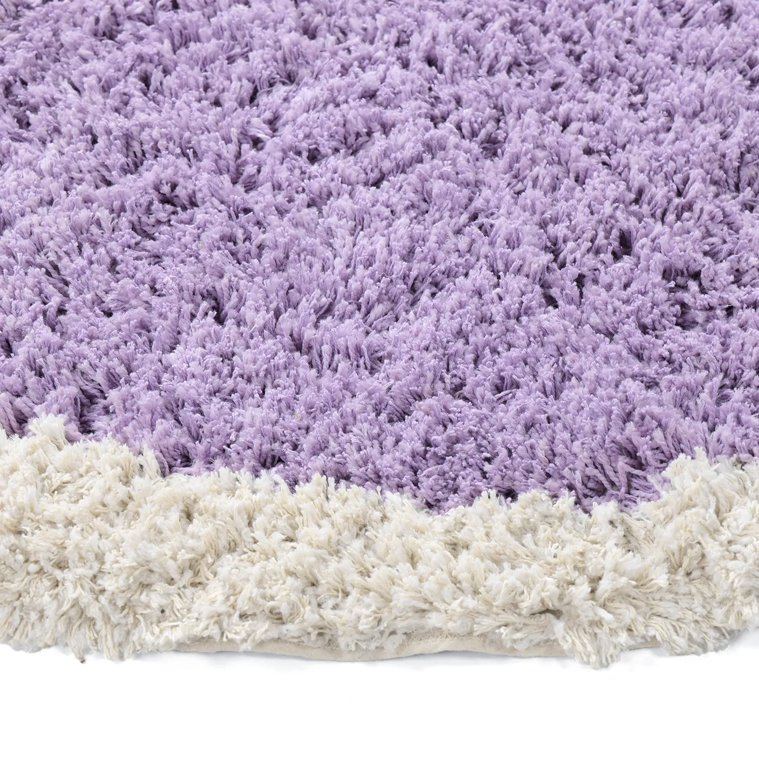 Kulatý koberec - Naousa Natural Cotton Shaggy (vícenásobná)