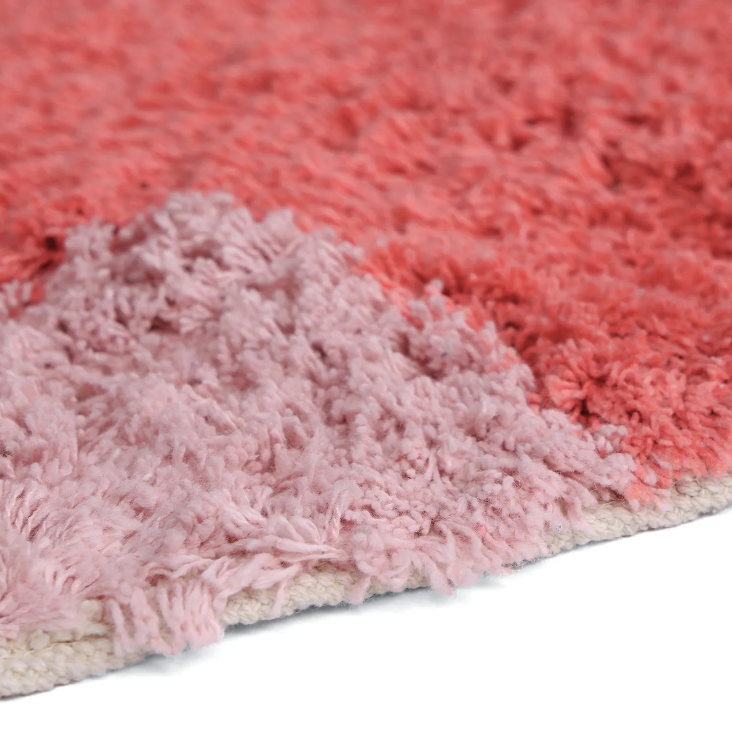Shaggy koberce - Amira Natural Cotton Shaggy (růžová)