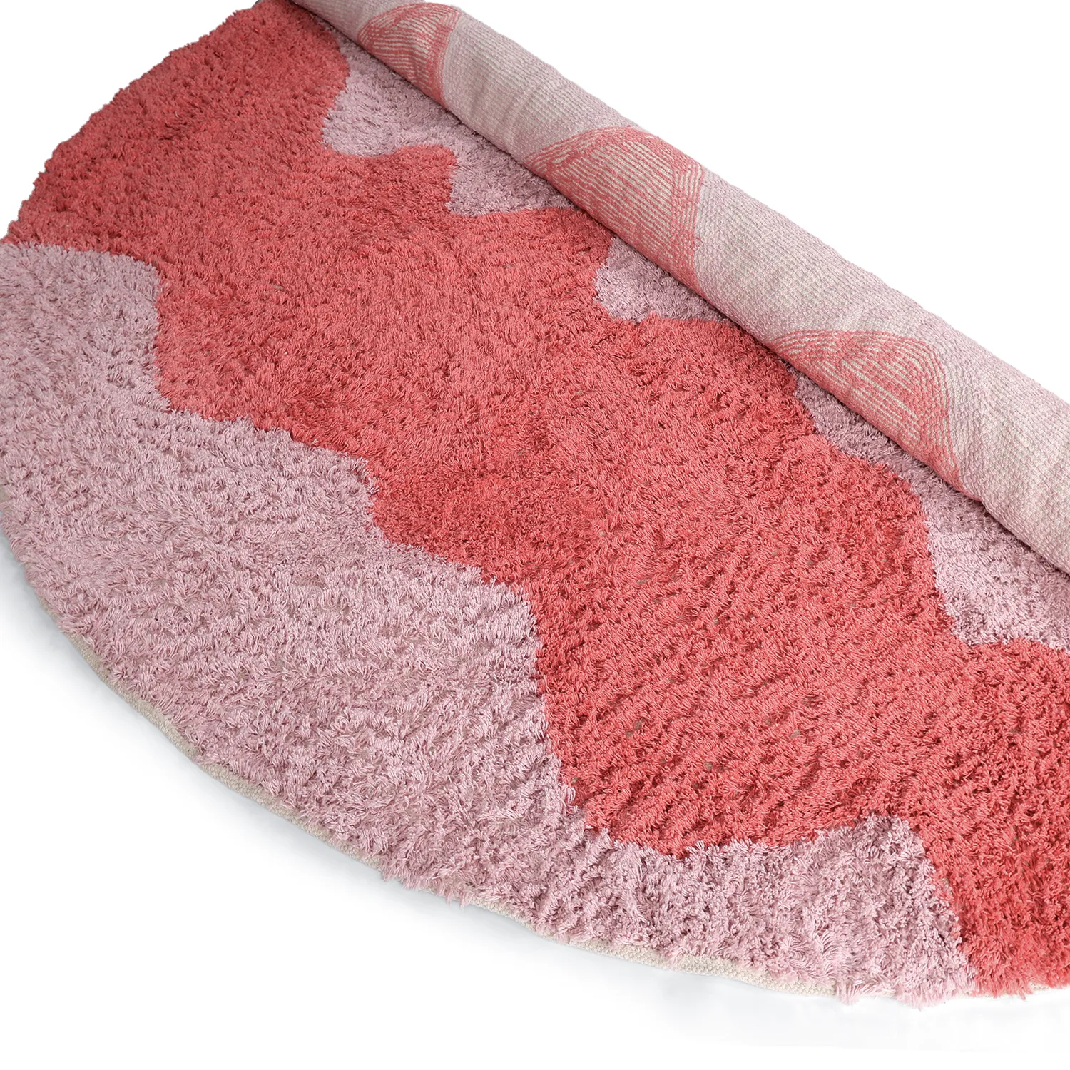 Shaggy koberce - Amira Natural Cotton Shaggy (růžová)