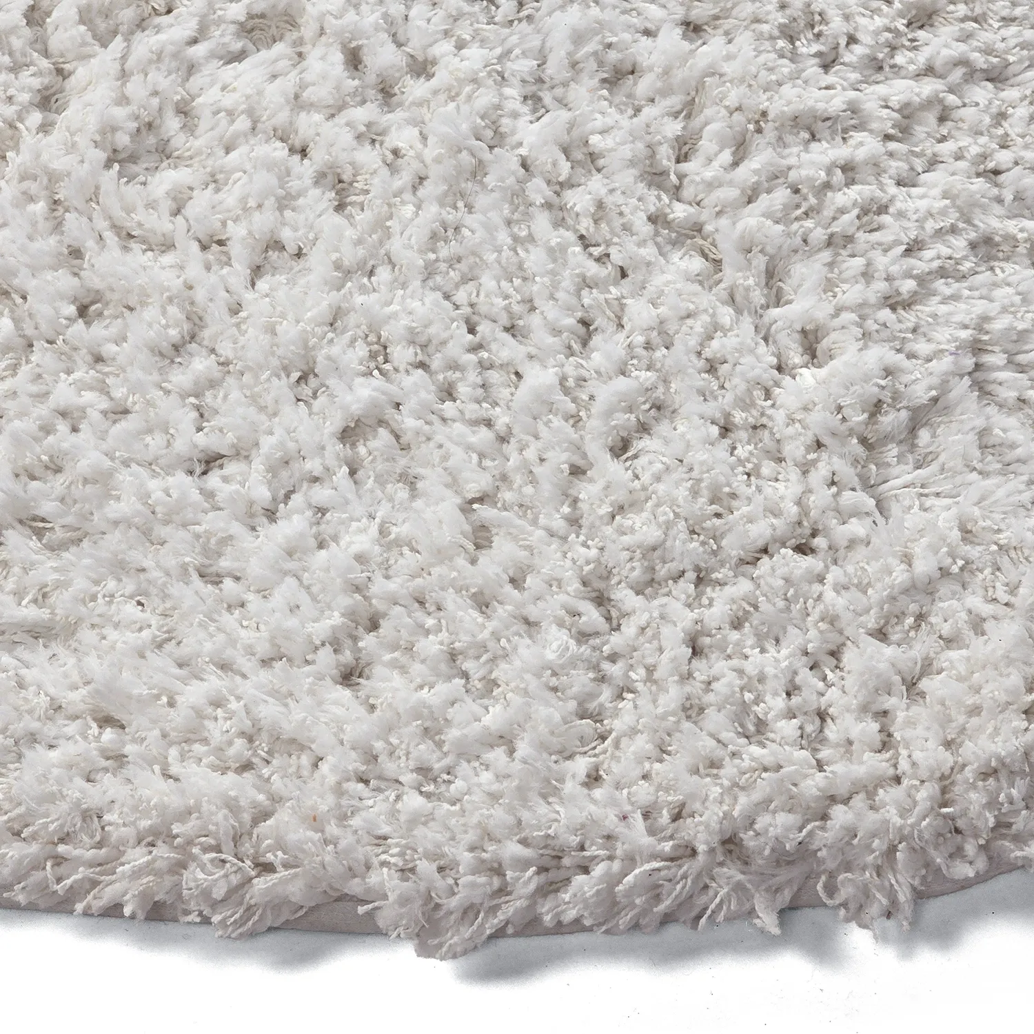 Kulatý koberec - Combarro Solid Cotton Shaggy (krém)