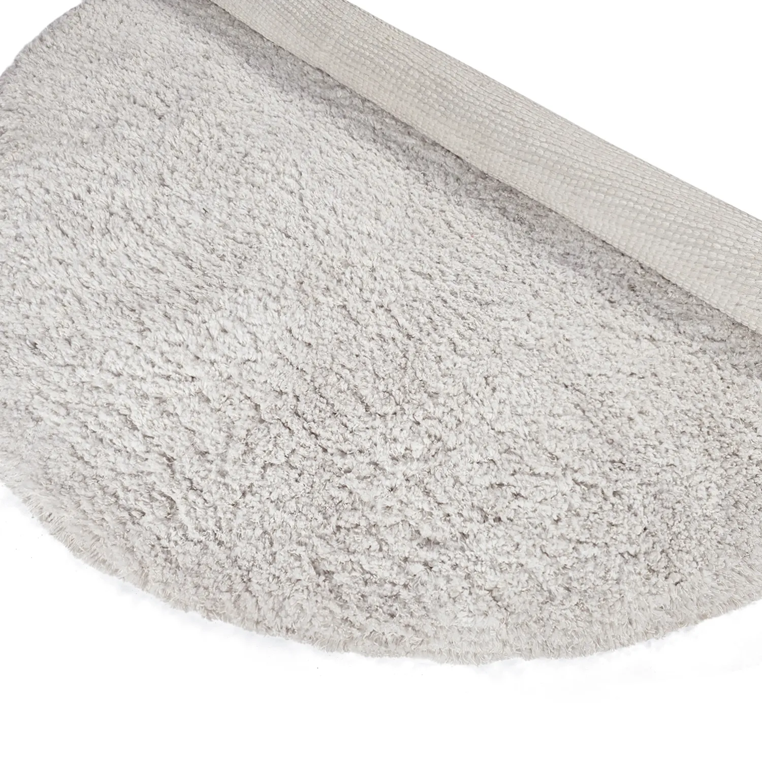Kulatý koberec - Combarro Solid Cotton Shaggy (krém)