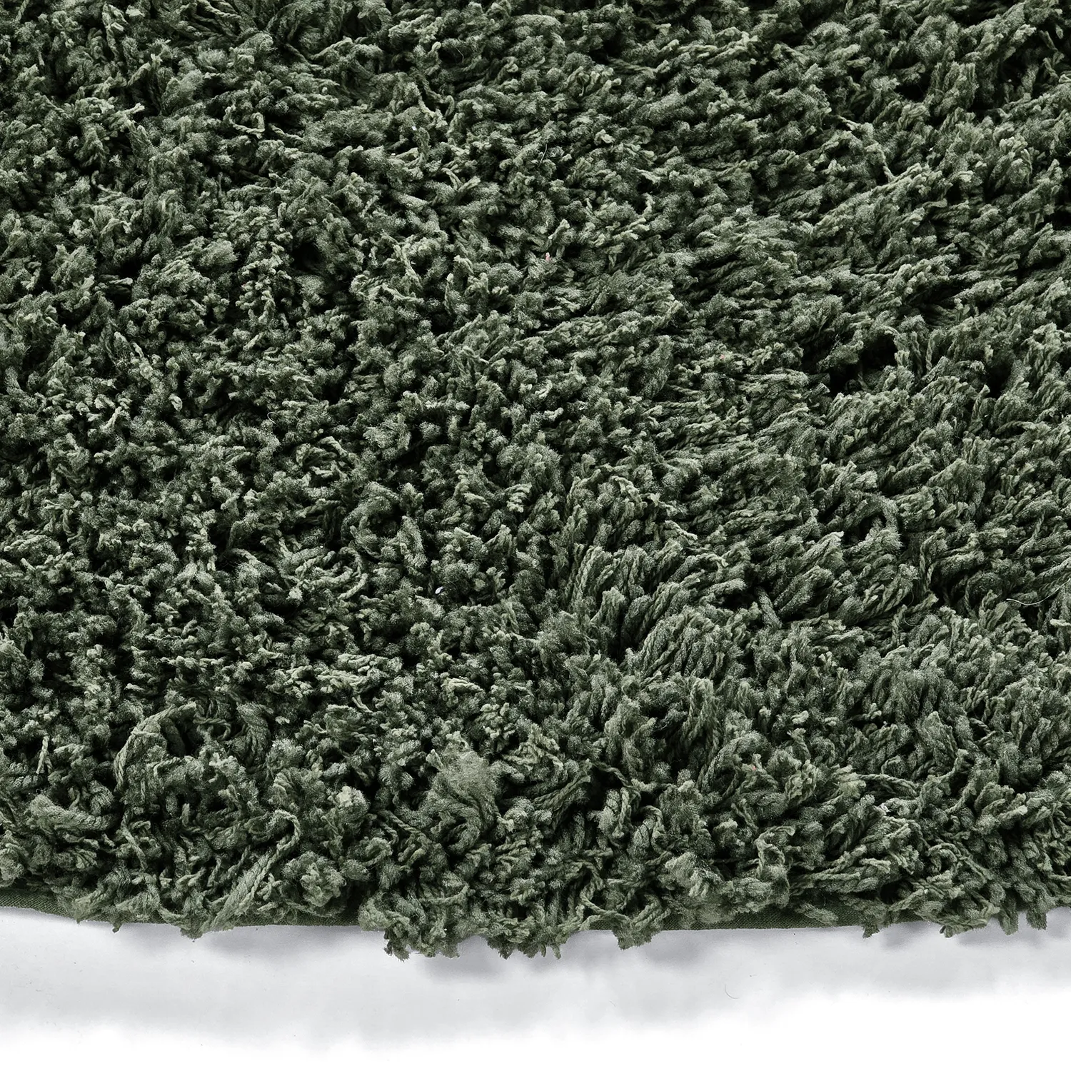 Kulatý koberec - Combarro Solid Cotton Shaggy (zelený)