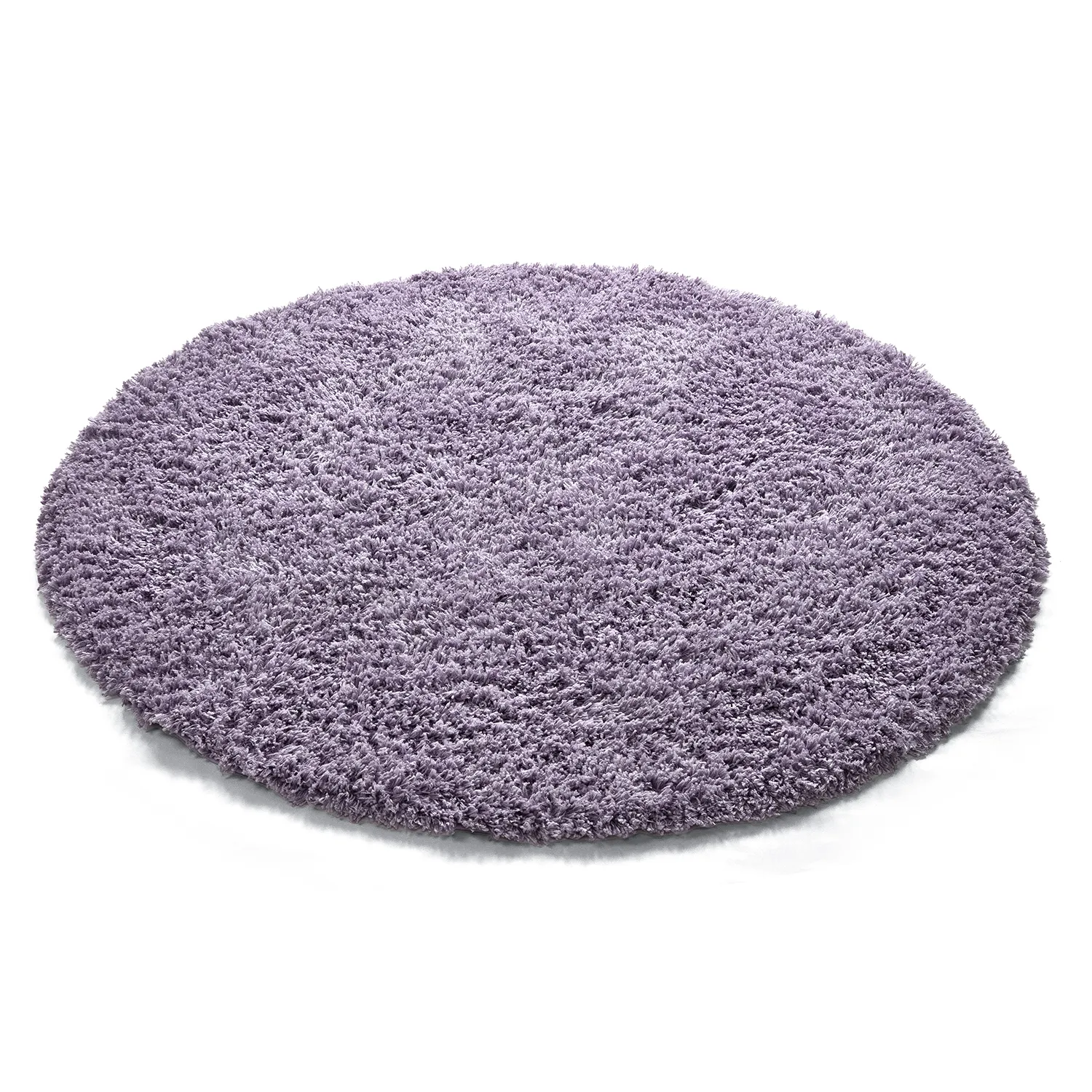 Kulatý koberec - Combarro Solid Cotton Shaggy (světle fialová)