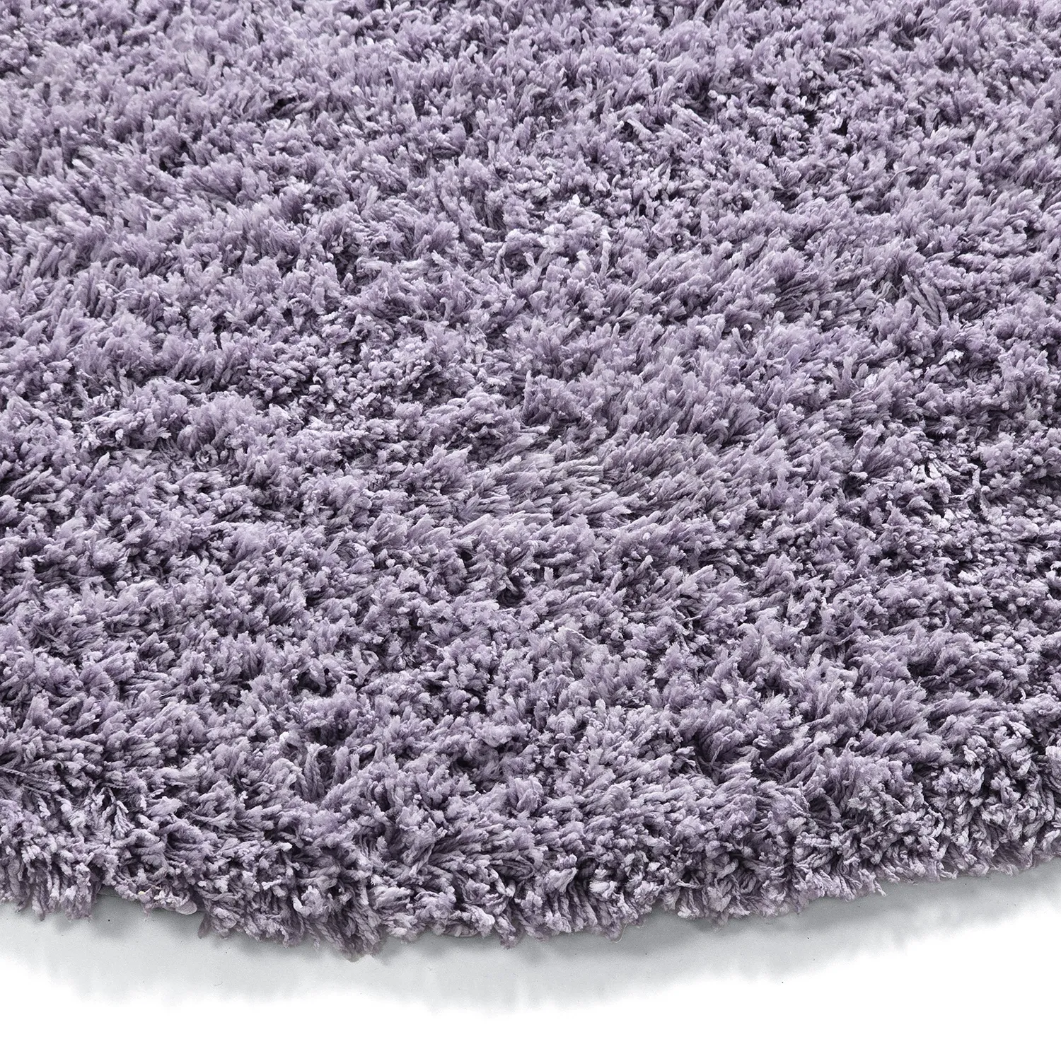 Kulatý koberec - Combarro Solid Cotton Shaggy (světle fialová)