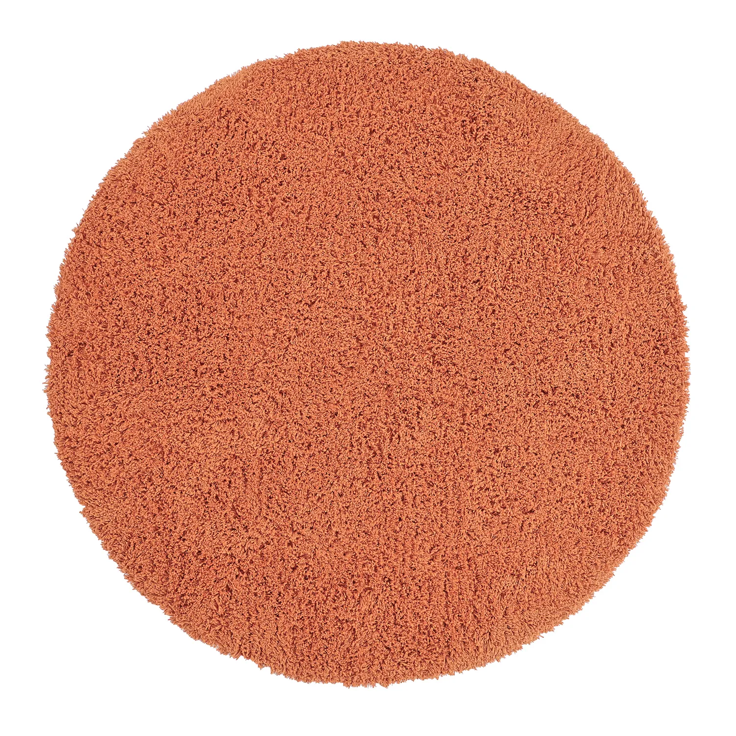 Kulatý koberec - Combarro Solid Cotton Shaggy (světle oranžová)