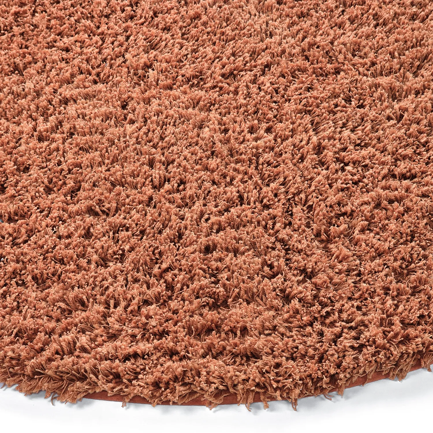 Kulatý koberec - Combarro Solid Cotton Shaggy (světle oranžová)