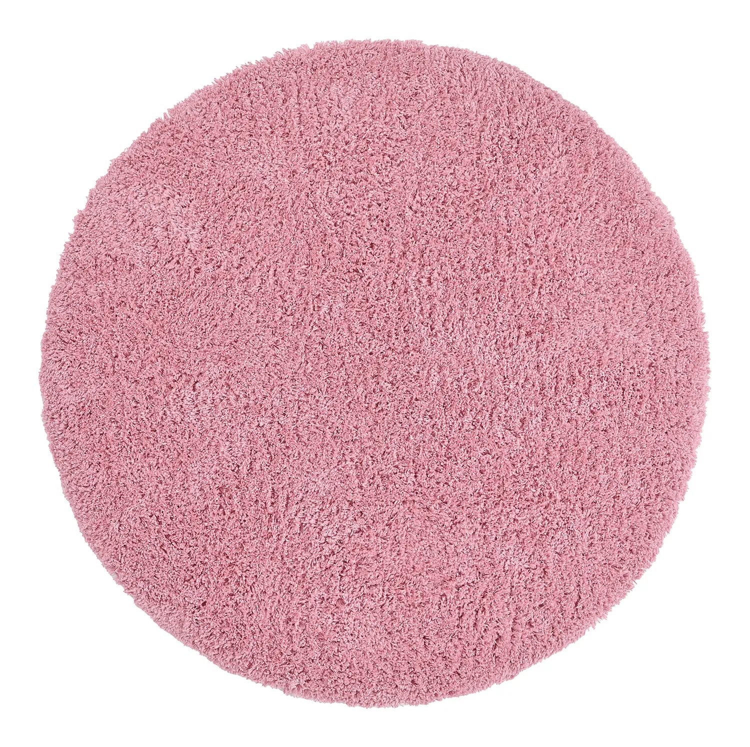 Kulatý koberec - Combarro Solid Cotton Shaggy (světle růžová)