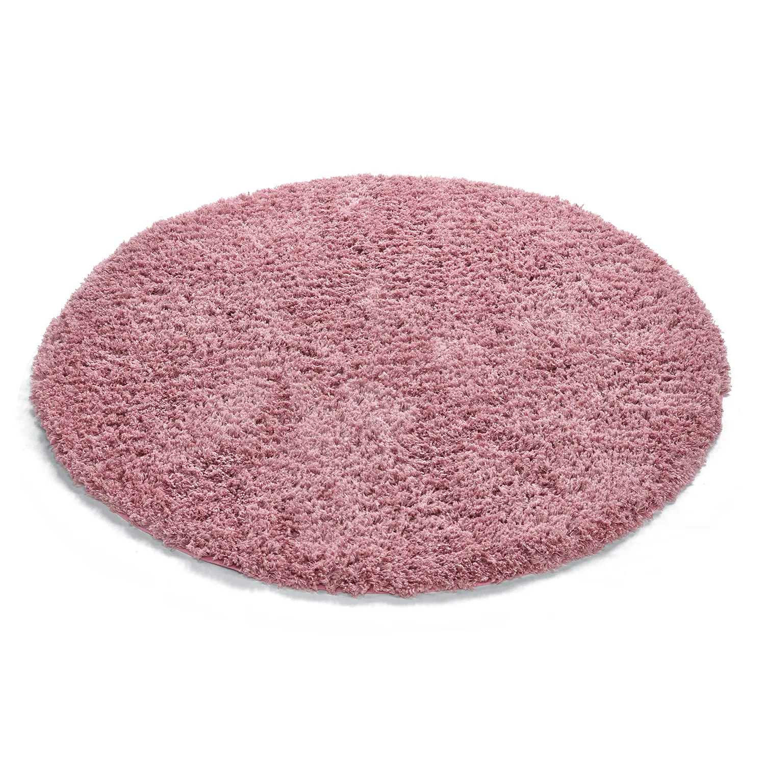 Kulatý koberec - Combarro Solid Cotton Shaggy (světle růžová)