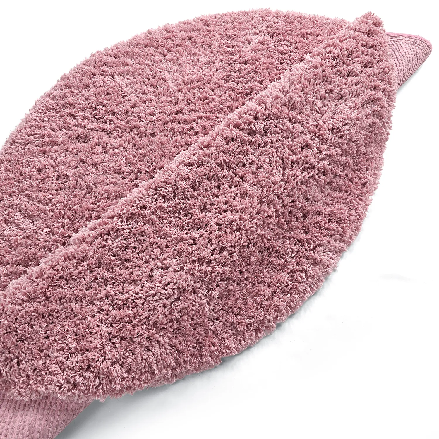 Kulatý koberec - Combarro Solid Cotton Shaggy (světle růžová)