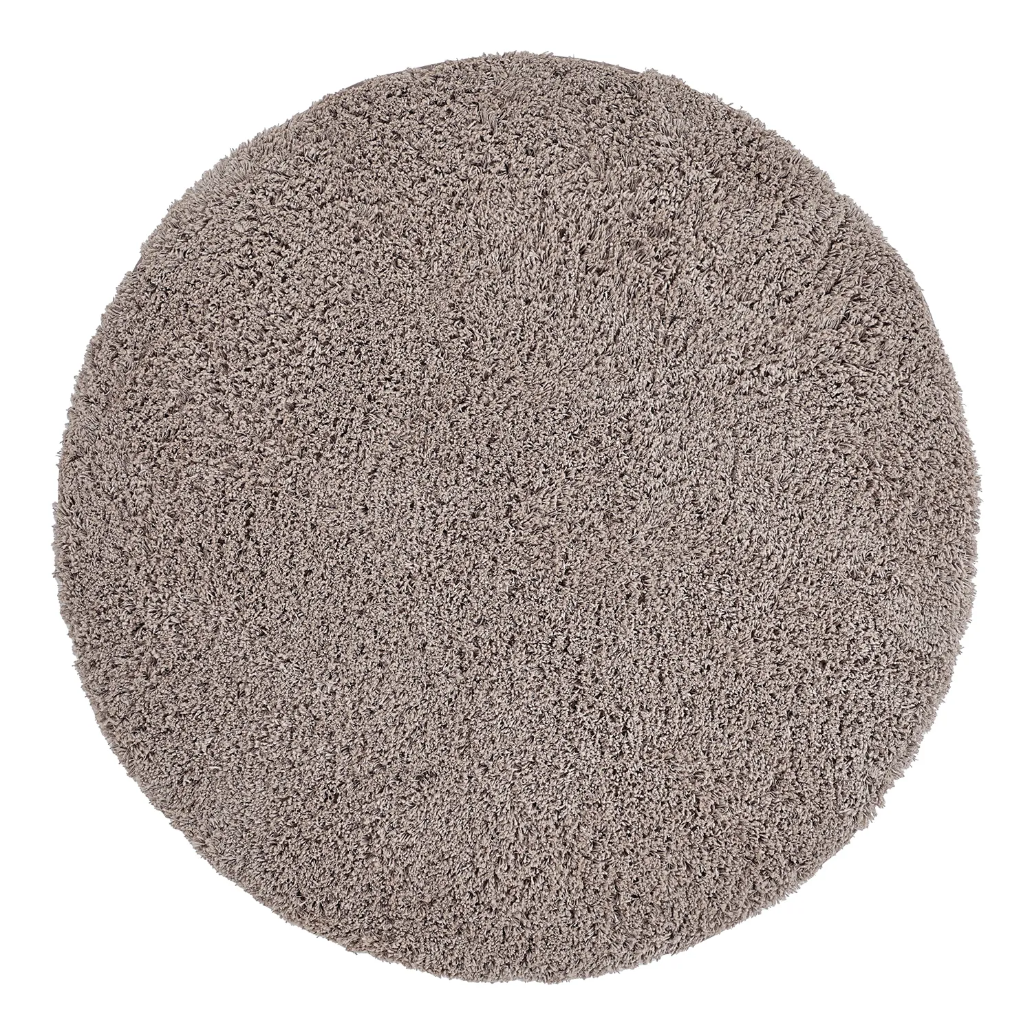 Kulatý koberec - Combarro Solid Cotton Shaggy (taupe)