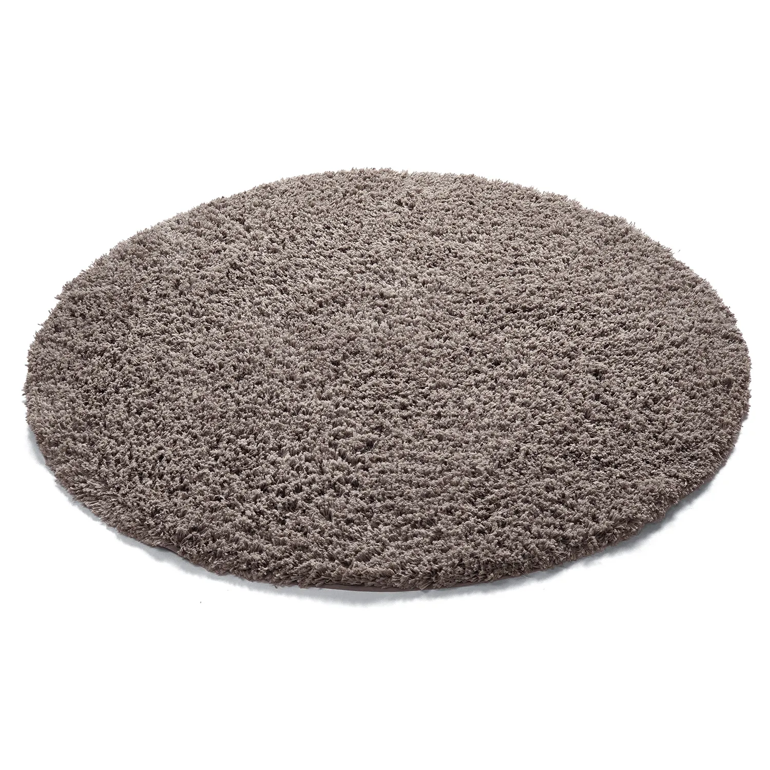 Kulatý koberec - Combarro Solid Cotton Shaggy (taupe)