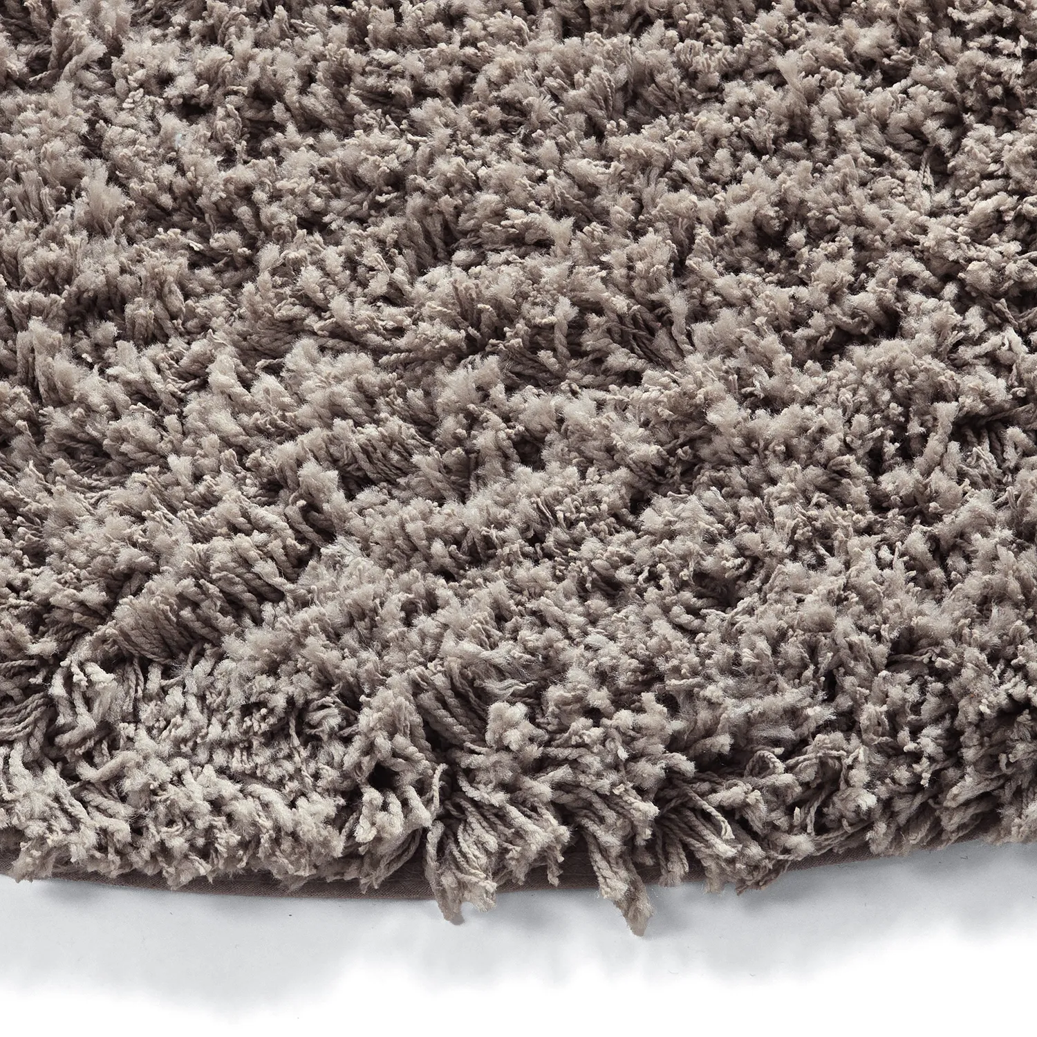 Kulatý koberec - Combarro Solid Cotton Shaggy (taupe)