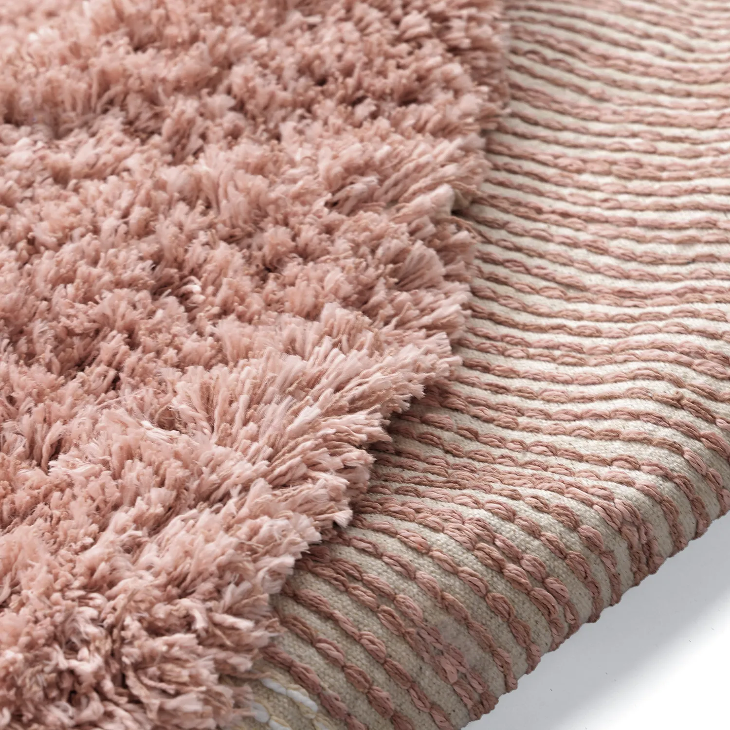 Kulatý koberec - Perast Natural Cotton Shaggy (vícenásobná)