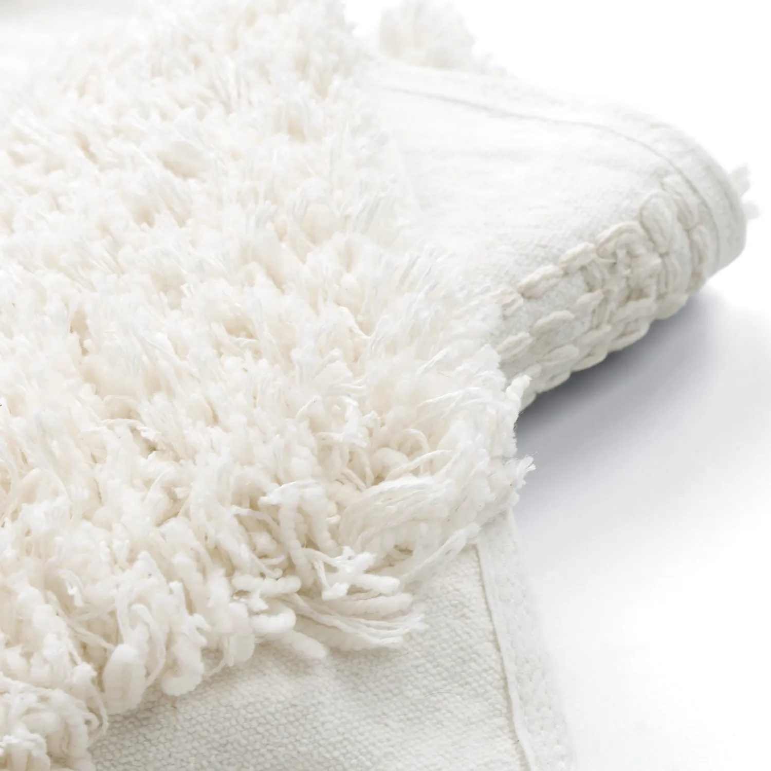 Kulatý koberec - Sivota Natural Cotton Shaggy (špinavě bílá)