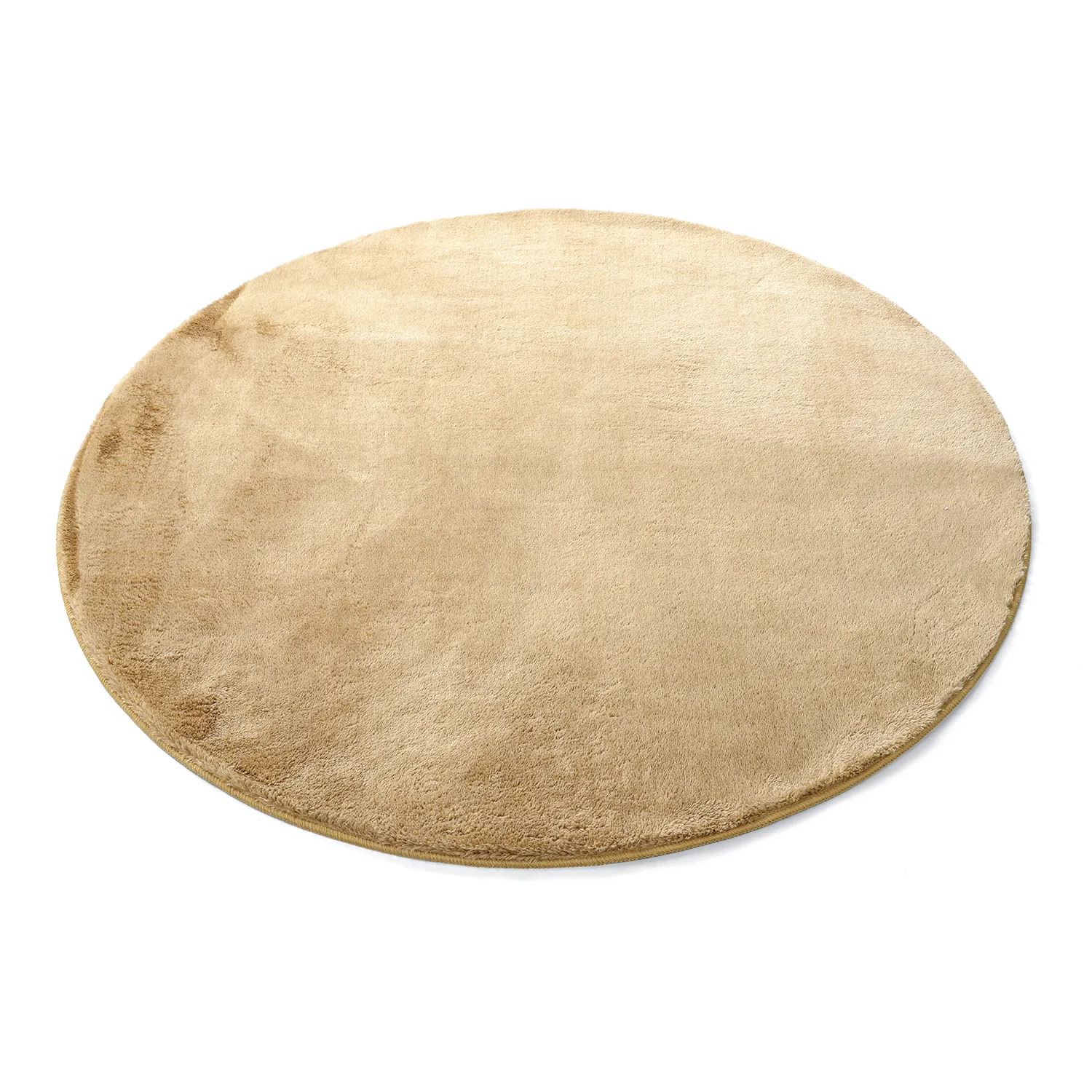 Kulaté koberce - Aranga Super Soft Fur (tmavě béžová)