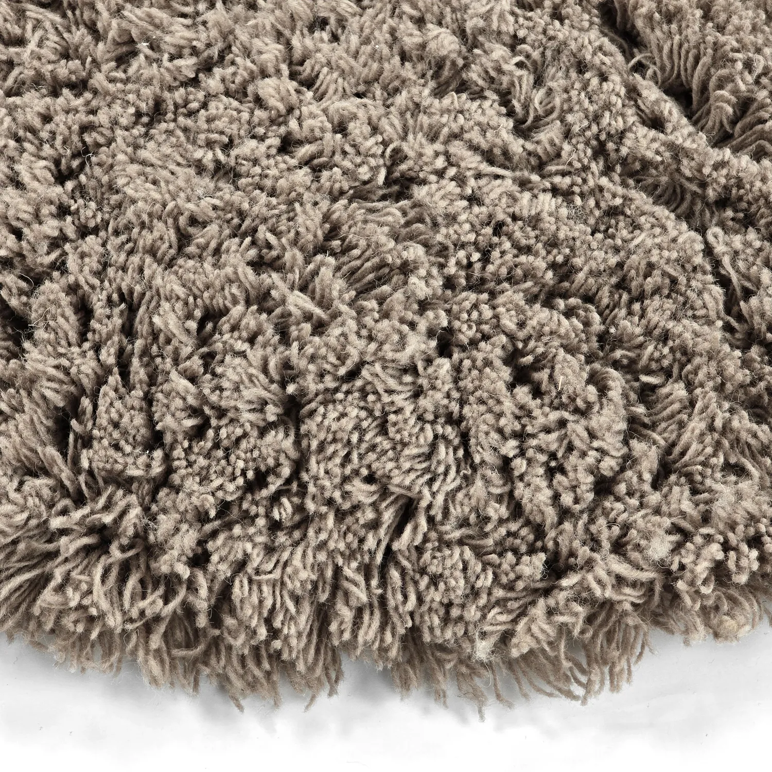 Kulatý koberec - Aliste Wool Shaggy (hnědý)