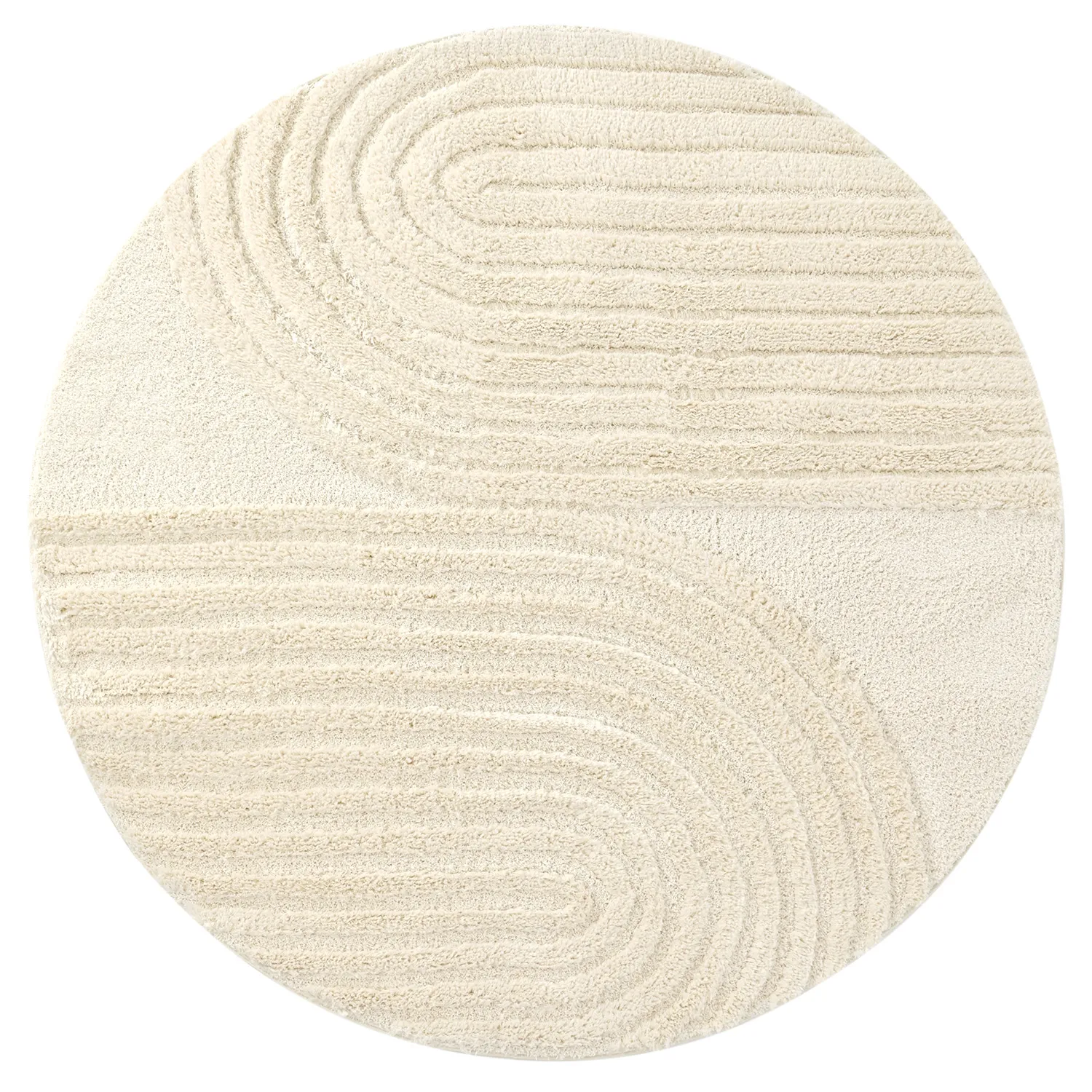 Kulaté koberce - Evora (offwhite)