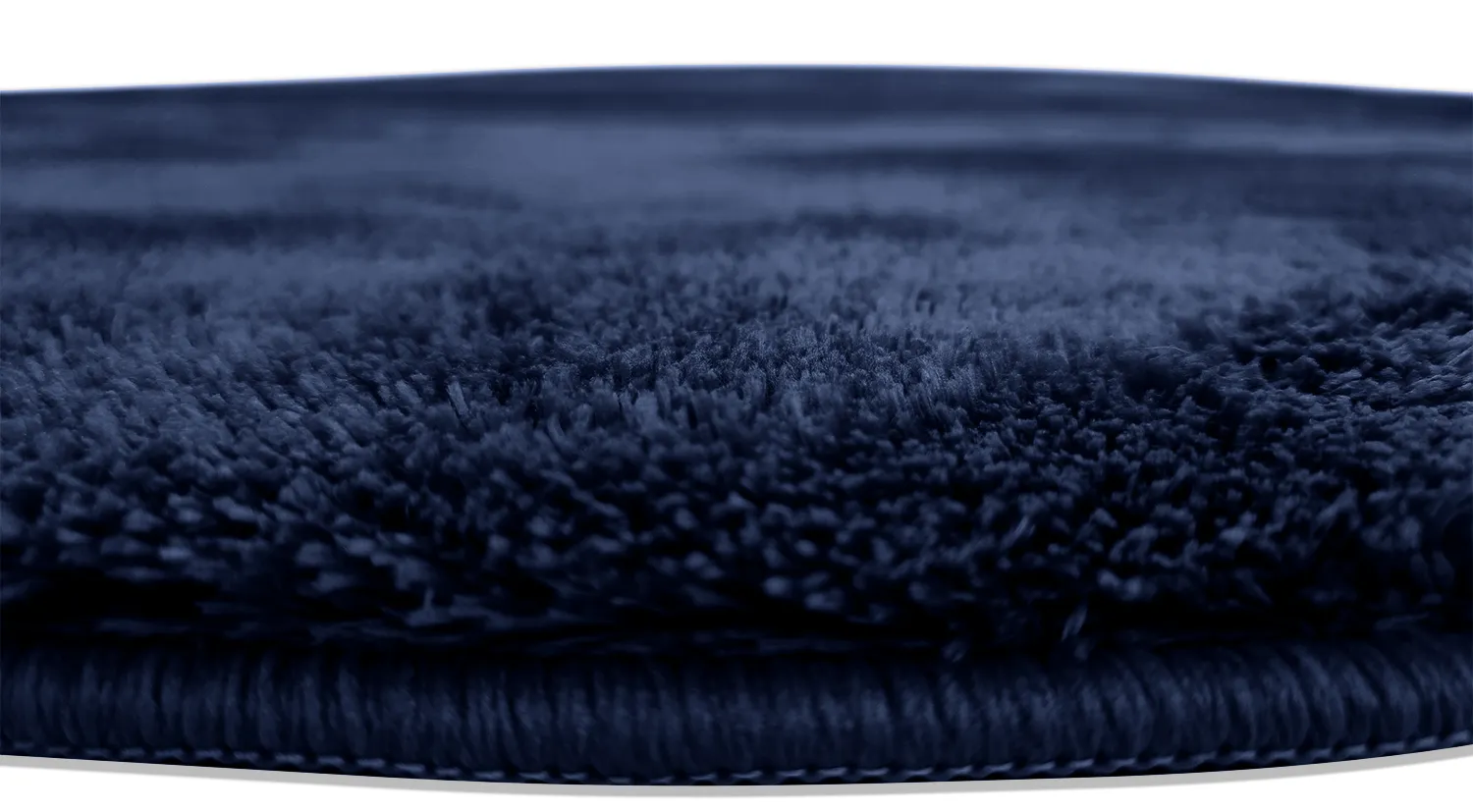 Kulaté koberce - Aranga Super Soft Fur (tmavě modrá)
