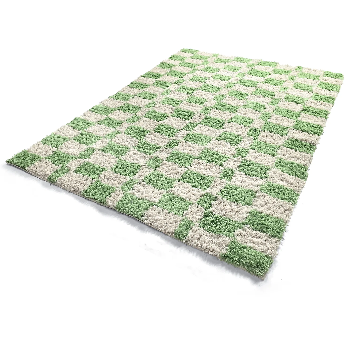 Shaggy koberce - Atrani Natural Cotton Shaggy (zelený)