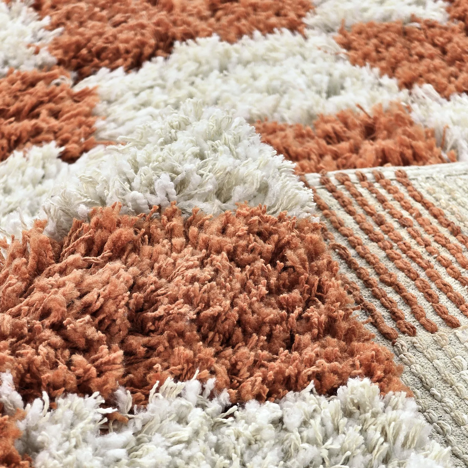 Shaggy koberce - Atrani Natural Cotton Shaggy (pomerančový)