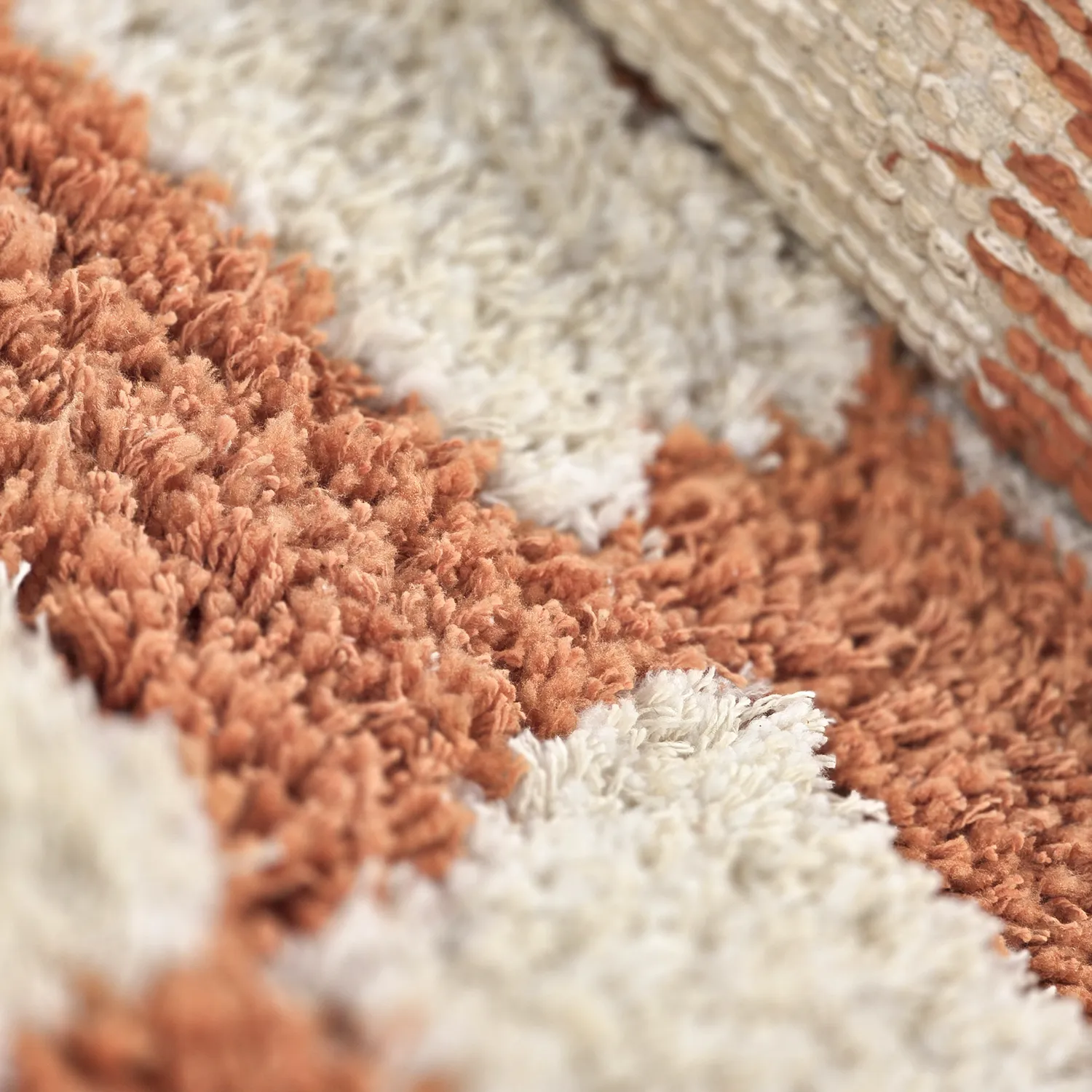 Shaggy koberce - Atrani Natural Cotton Shaggy (pomerančový)