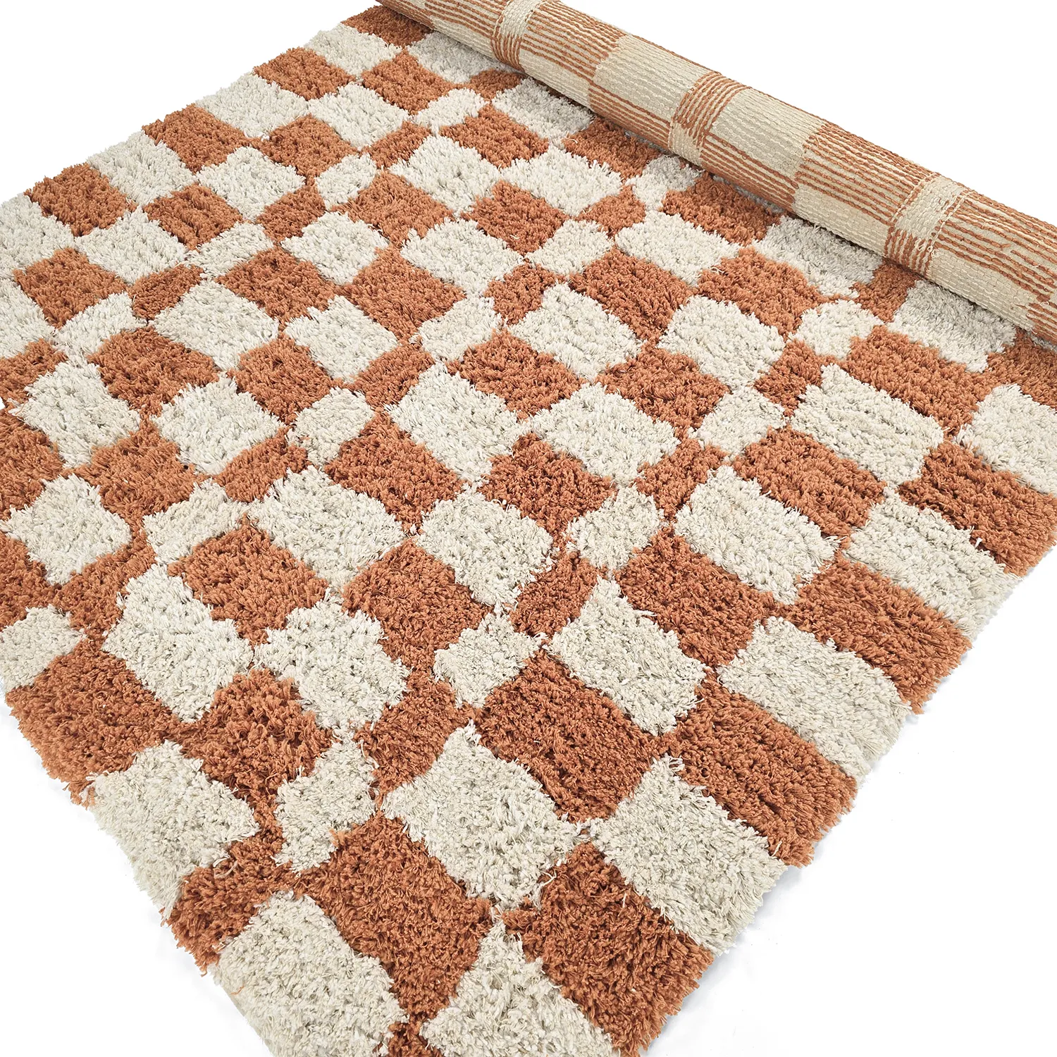 Shaggy koberce - Atrani Natural Cotton Shaggy (pomerančový)