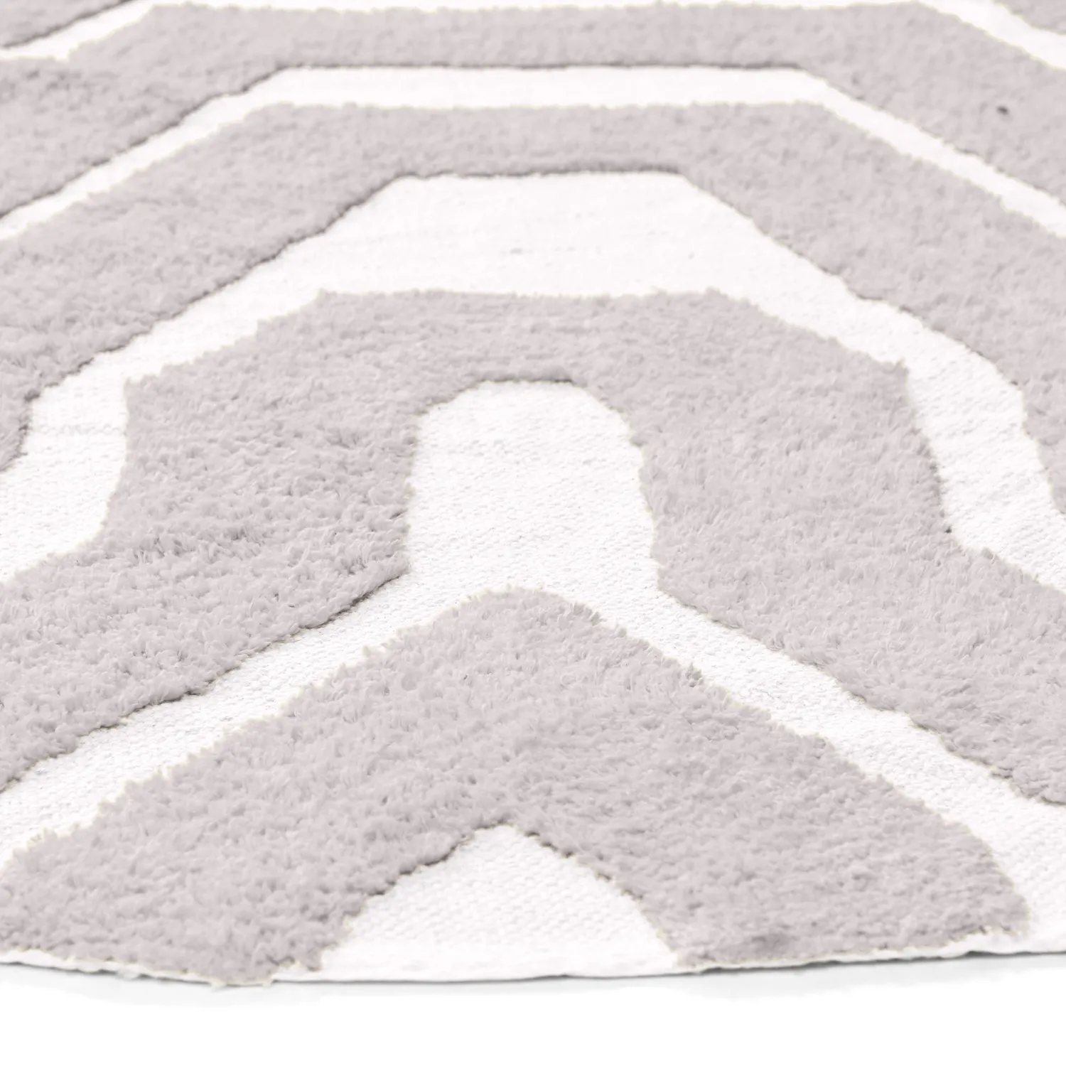 Kulatý koberec - Callista Natural Cotton Shaggy (taupe)