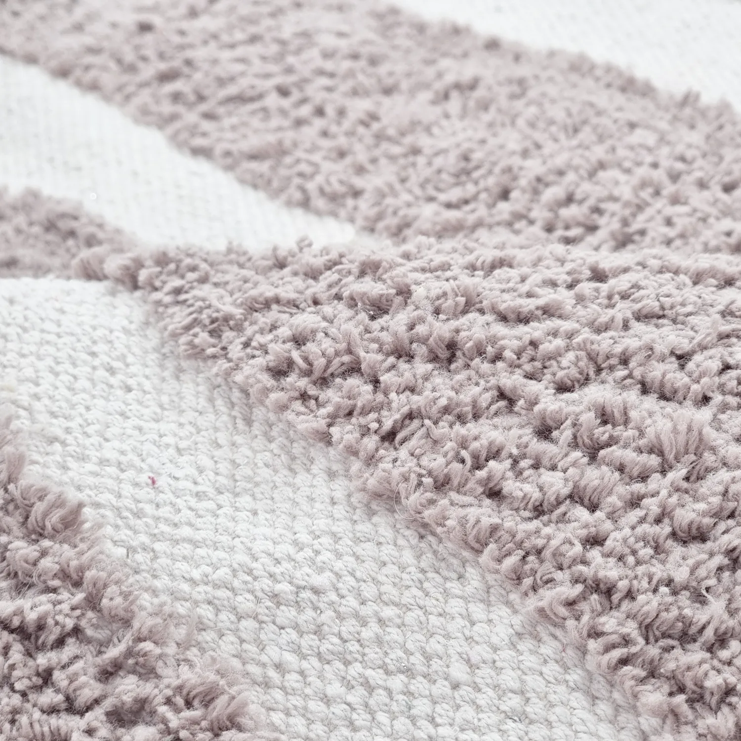 Kulatý koberec - Callista Natural Cotton Shaggy (taupe)