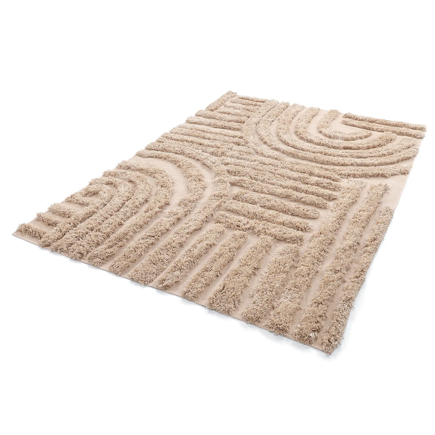 Shaggy koberce - Cazorla Natural Cotton Shaggy (béžový)