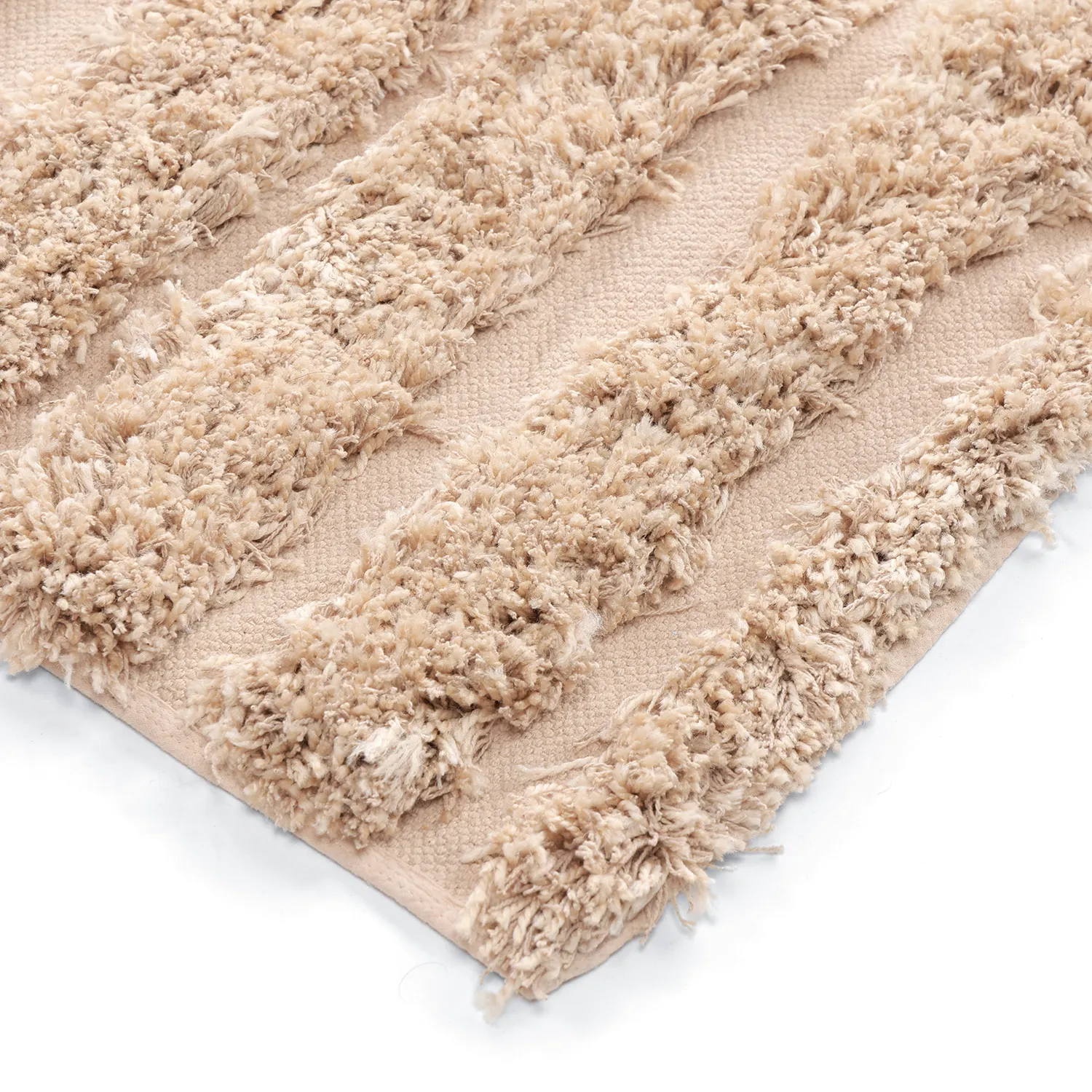 Shaggy koberce - Cazorla Natural Cotton Shaggy (béžový)