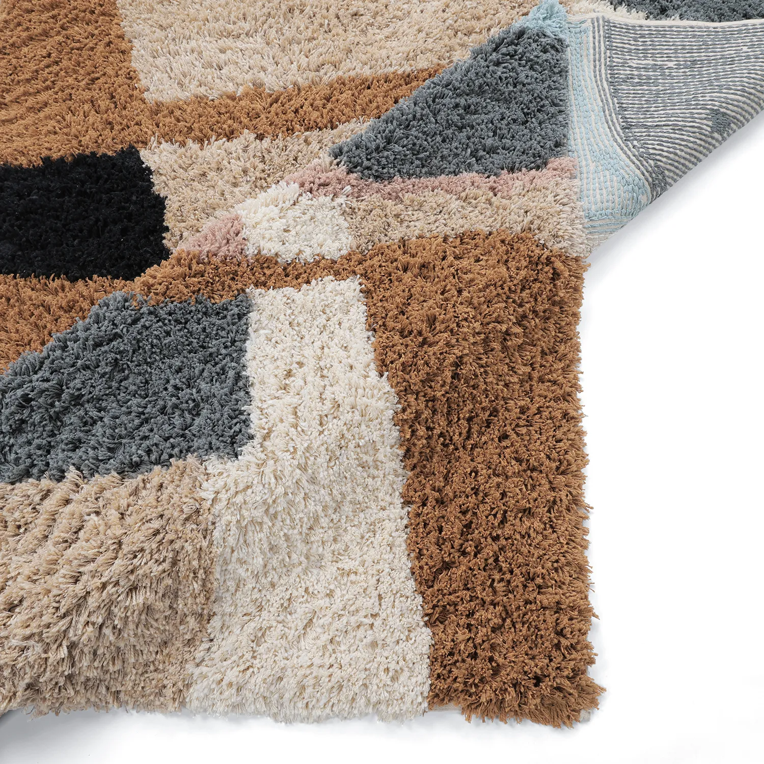 Shaggy koberce - Cefalu Natural Cotton Shaggy (vícenásobná)