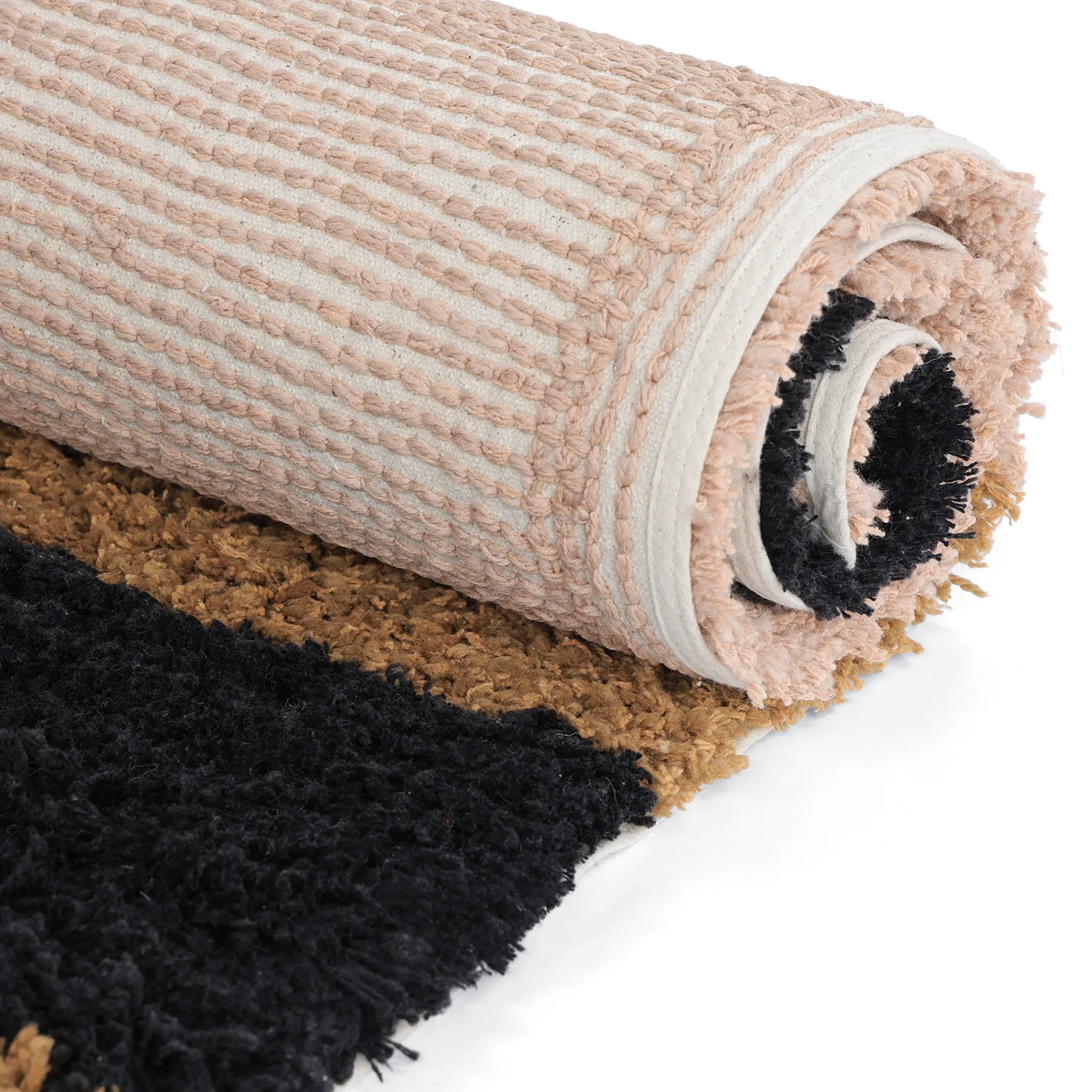 Shaggy koberce - Cefalu Natural Cotton Shaggy (vícenásobná)