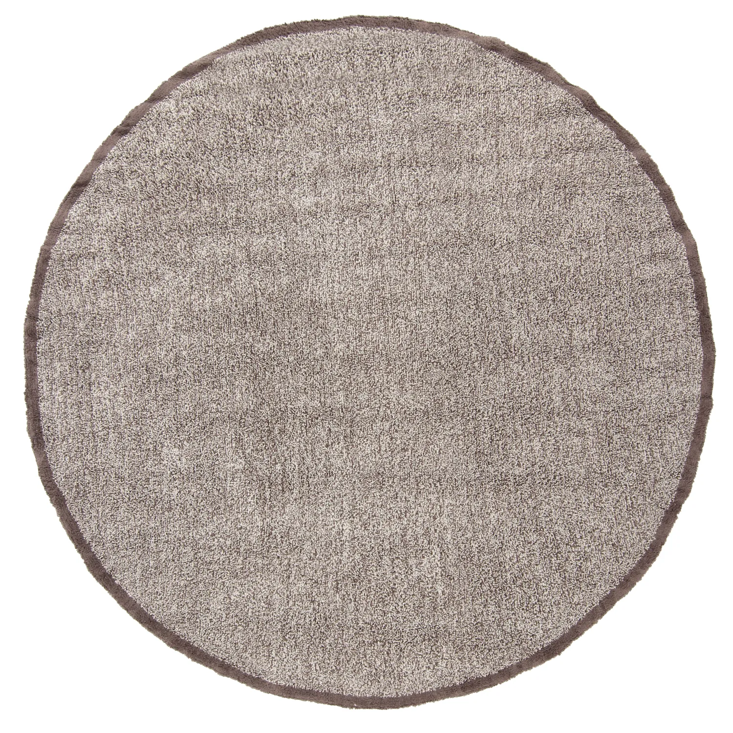 Kulatý koberec - Celina Natural Cotton Shaggy (béžová/hnědá)